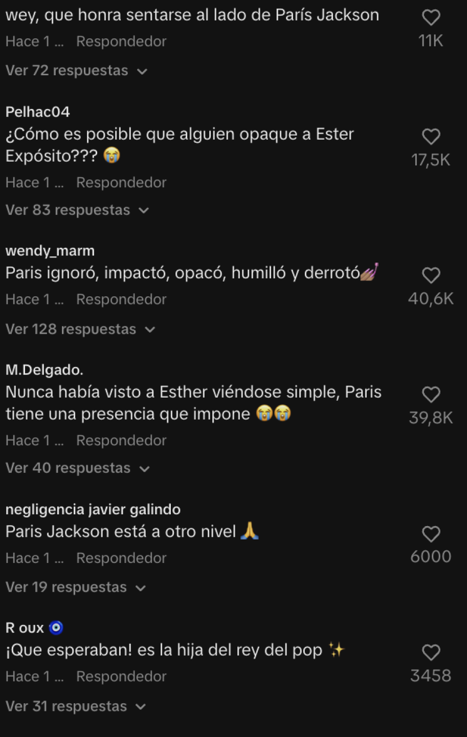 París Jackson y Ester Expósito