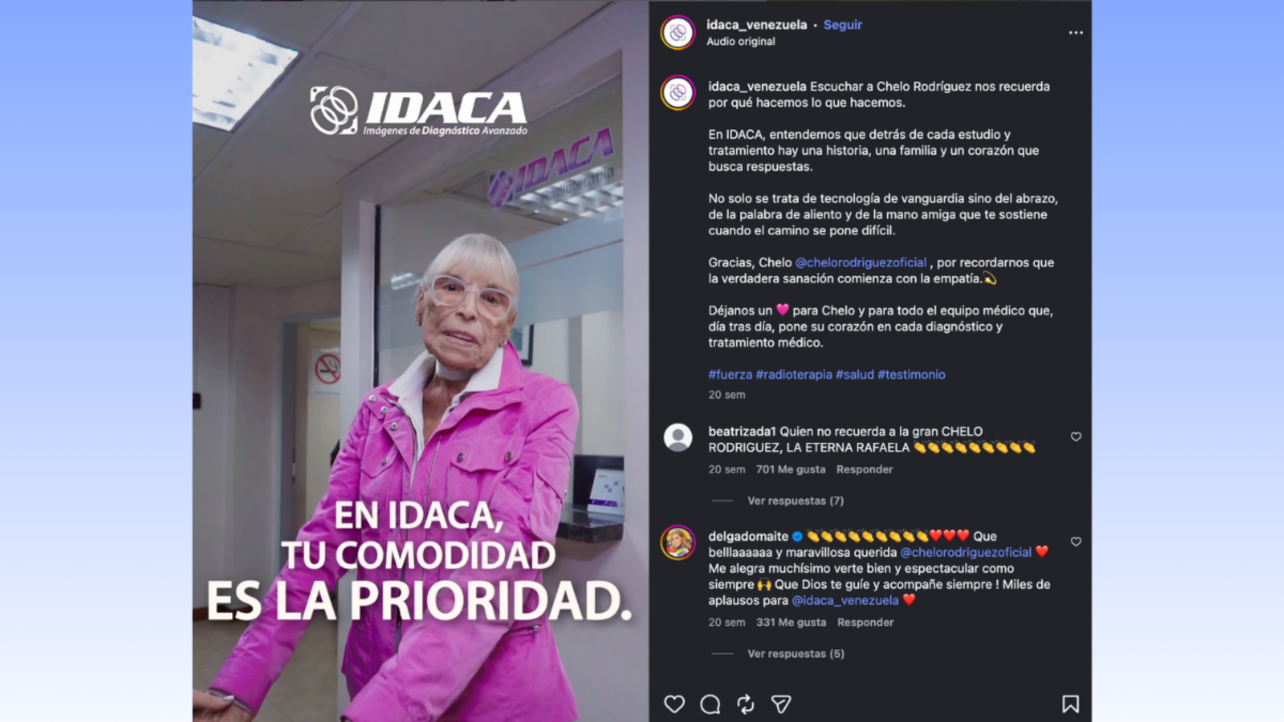 La actriz Chelo Rodríguez padecía cáncer
