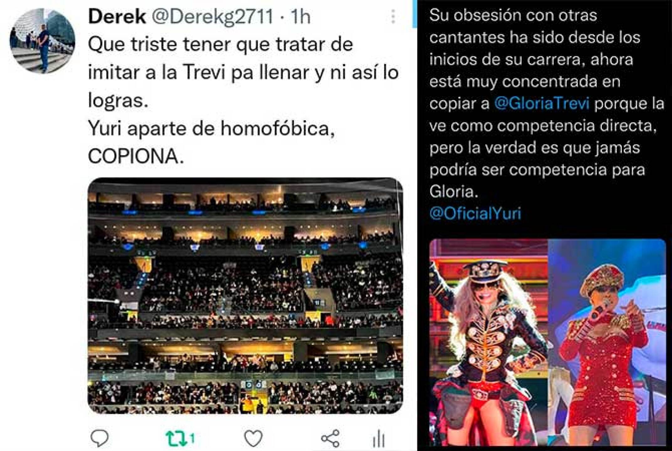 Yuri ha sido comparada con varias artistas