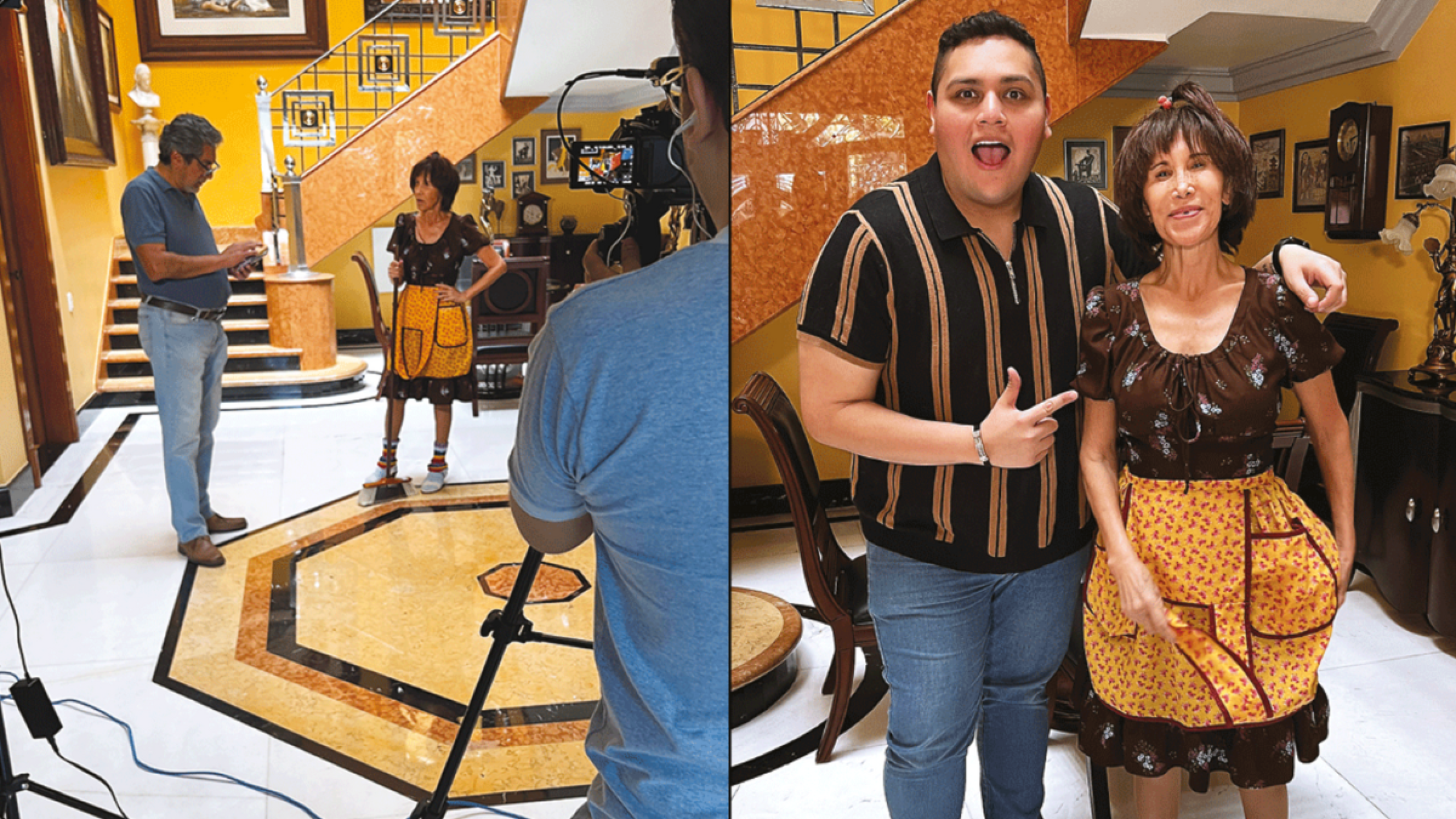 Javi Domz y Florinda Meza