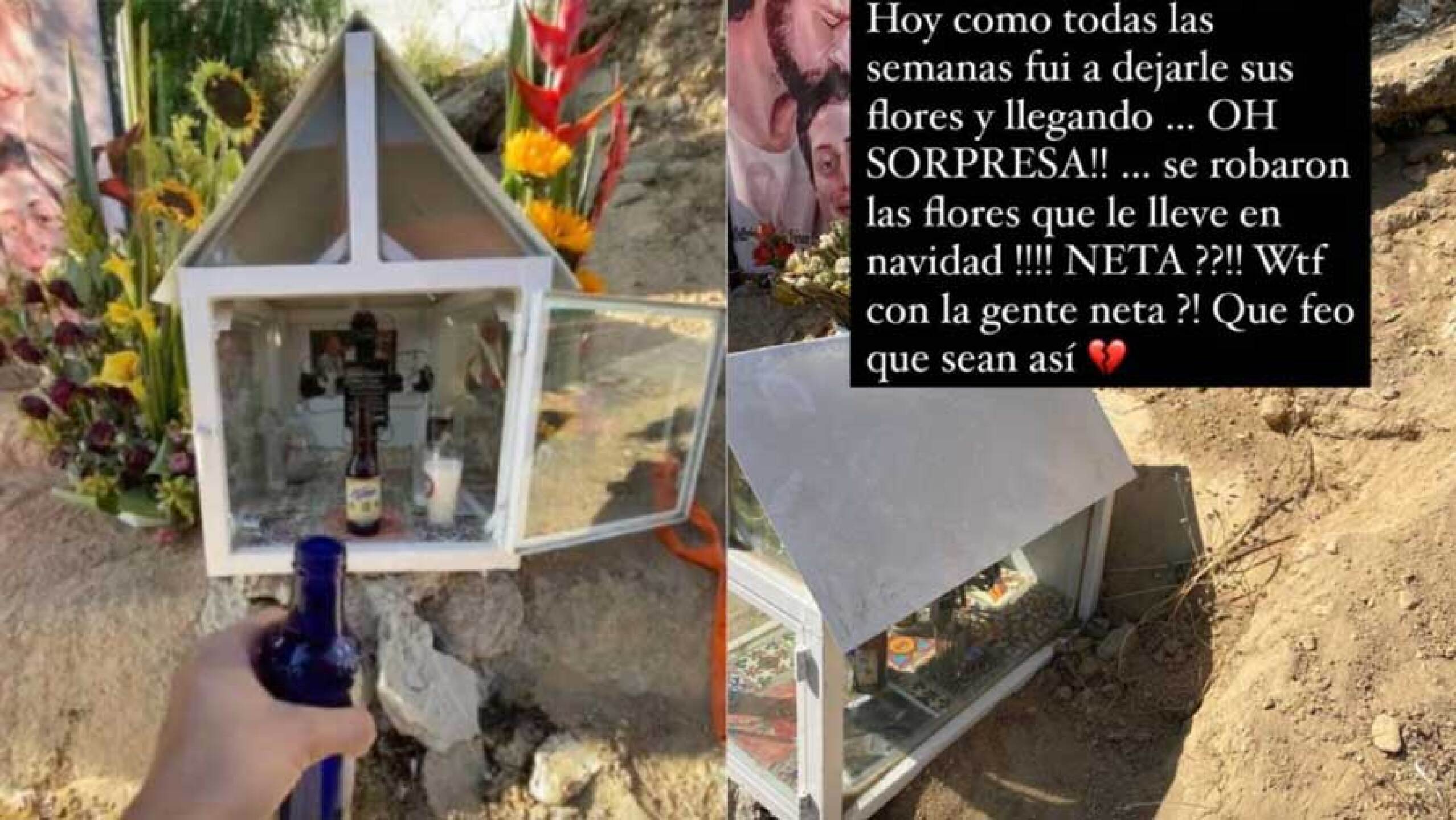 Nerea Godínez comenta que le robaron en el lugar donde murió Octavio