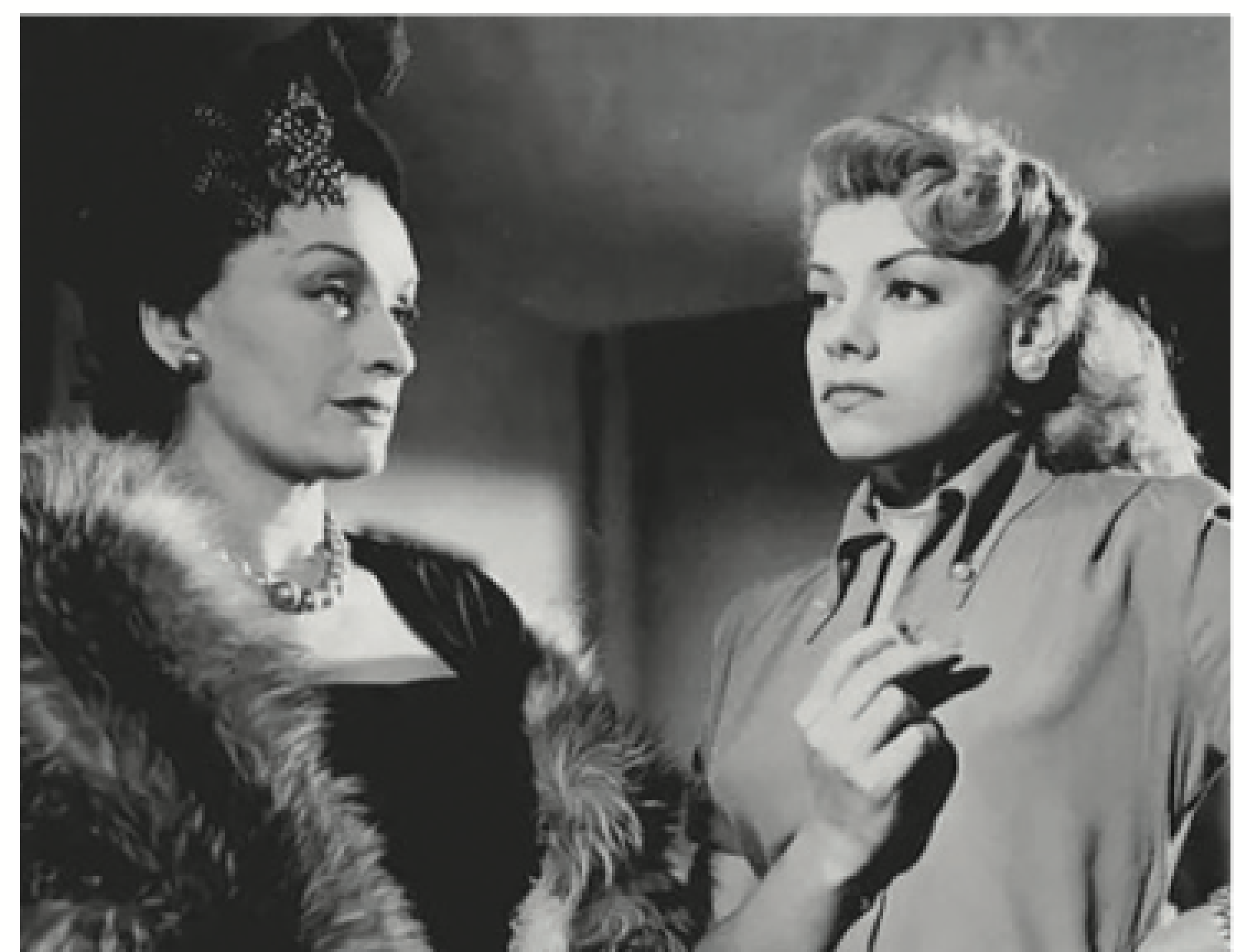 Ninón Sevilla y Andrea Palma, película Aventurera, 1950