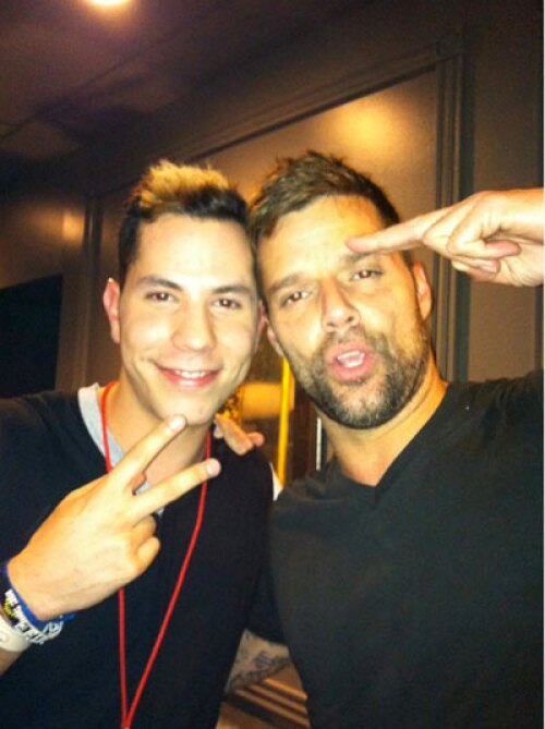 Christian Chávez es gran amigo de Ricky Martin y Juan Gabriel