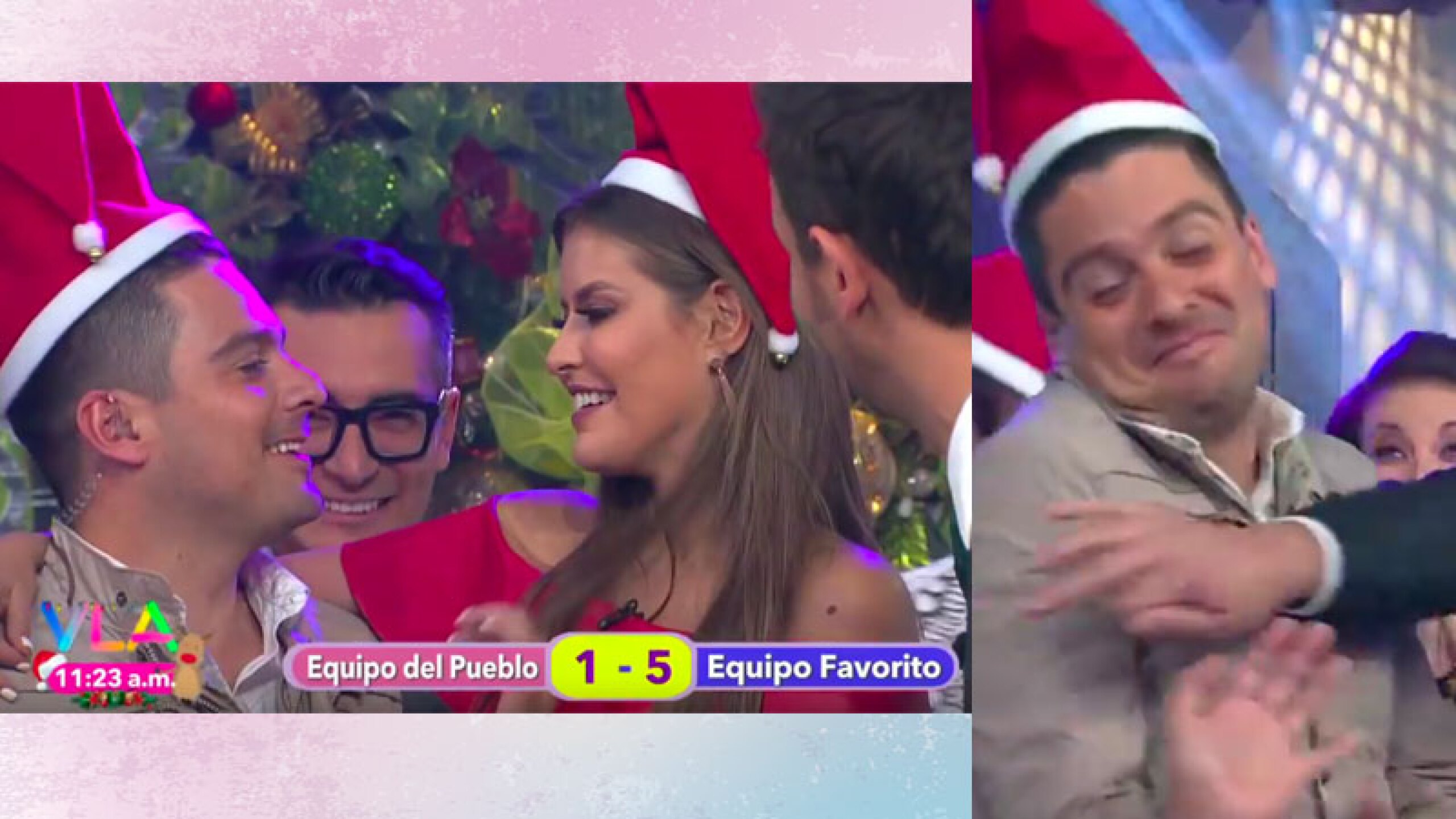 Vanessa Claudio besó a Carlos Quitarte