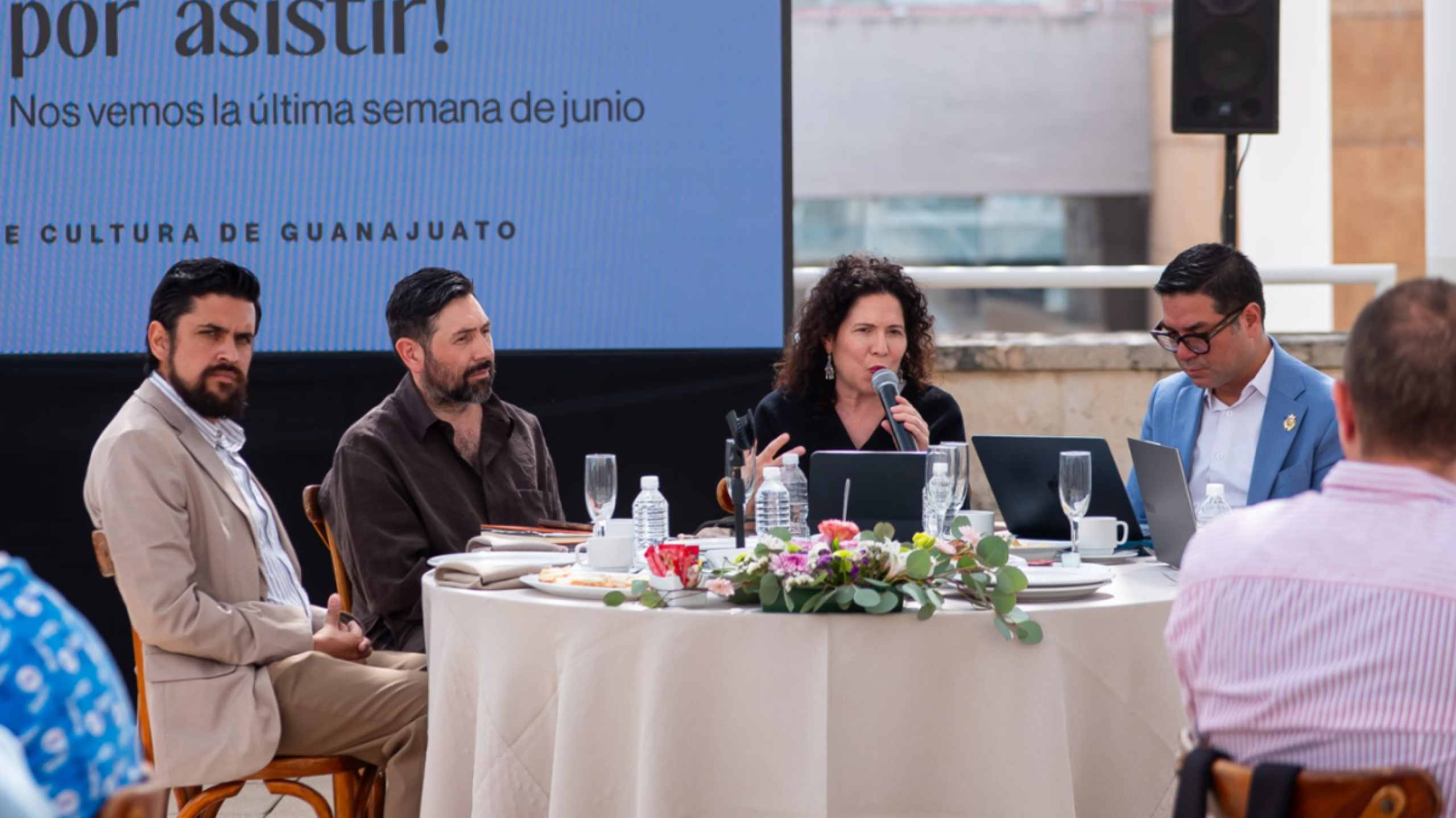 Lizeth Galván Cortés, secretaria de Cultura de Guanajuato en conferencia de prensa