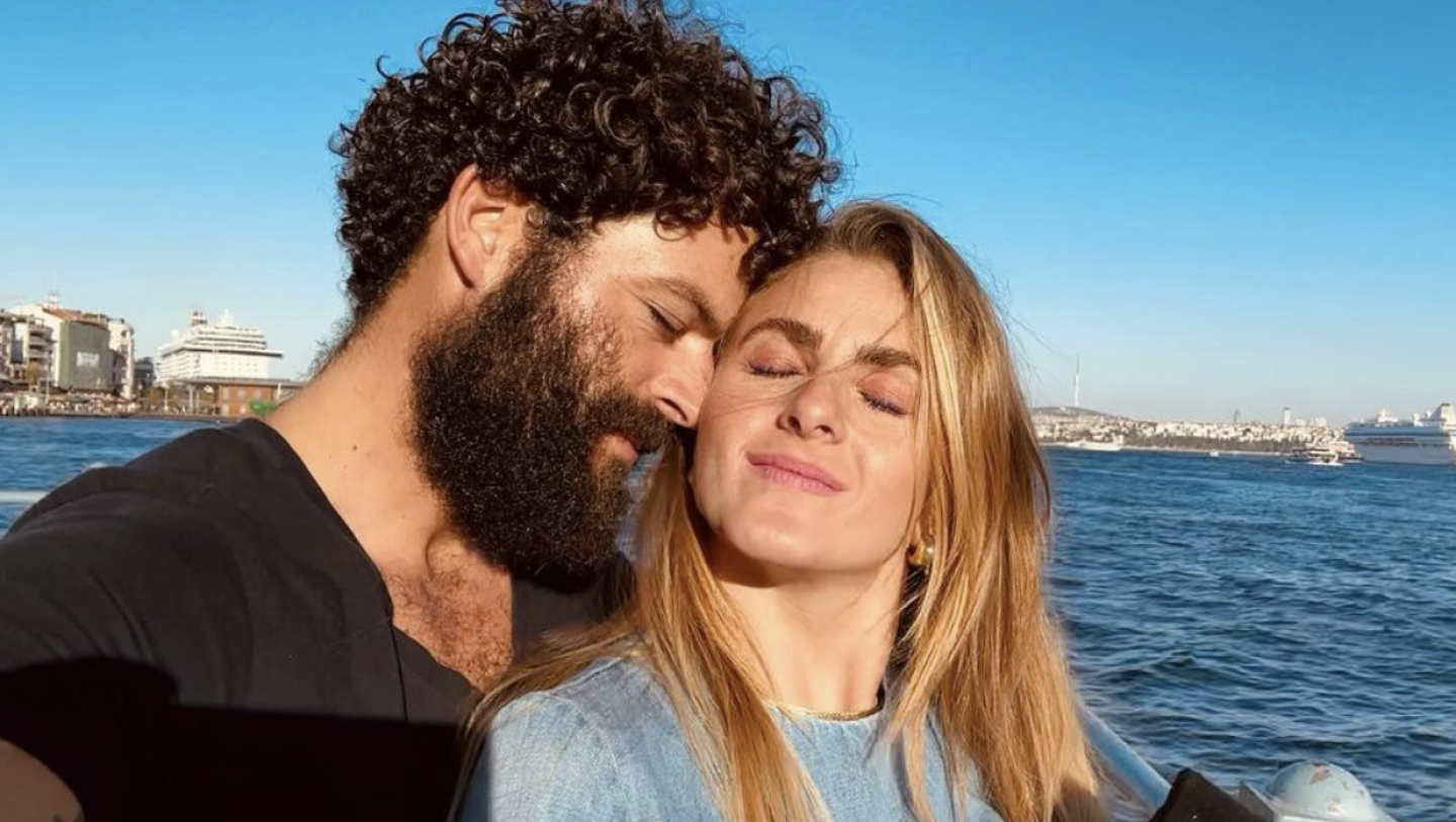 Adrián di Monte y su nueva novia