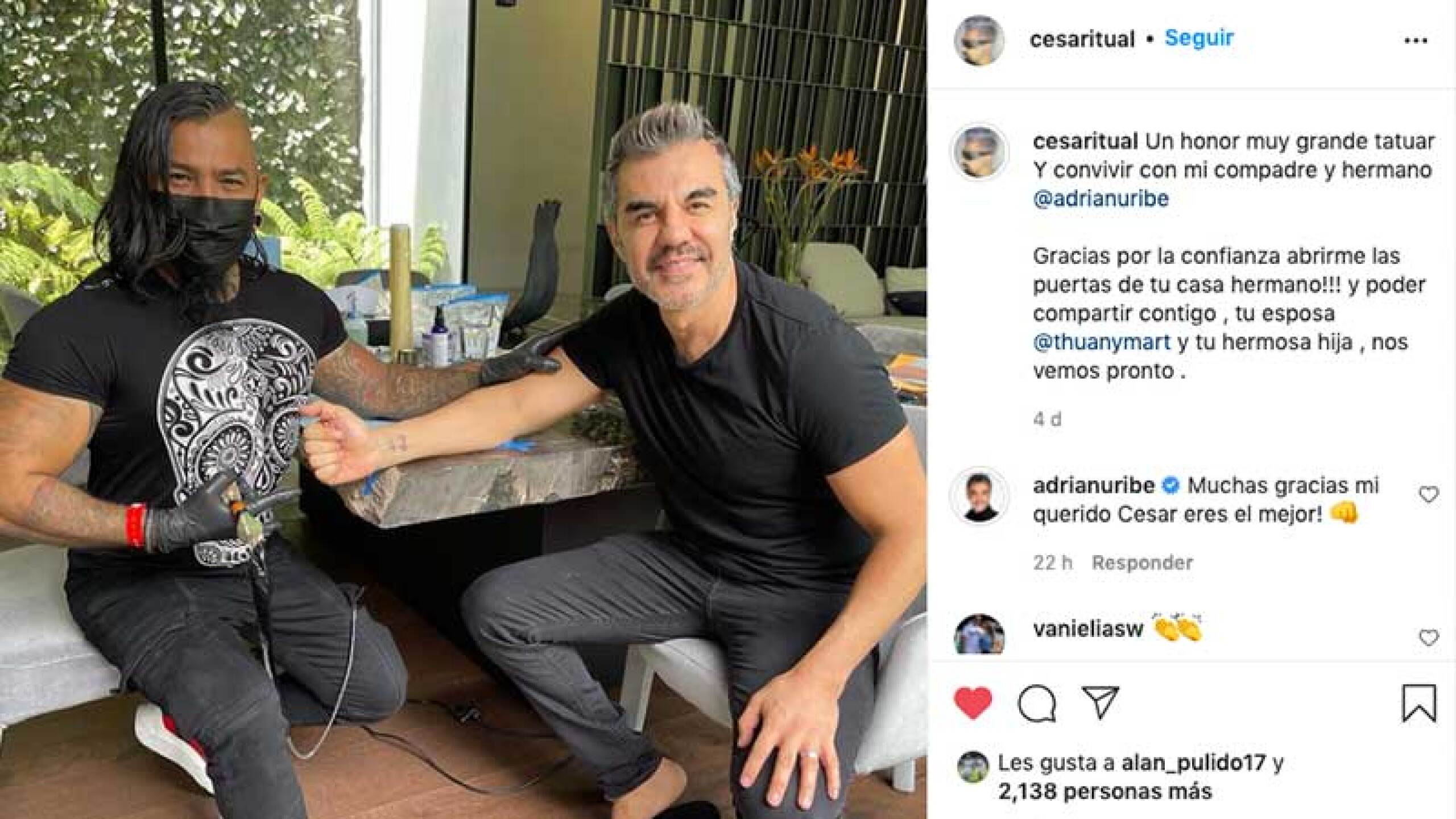 Adrián y Thuany se encuentra muy felices
