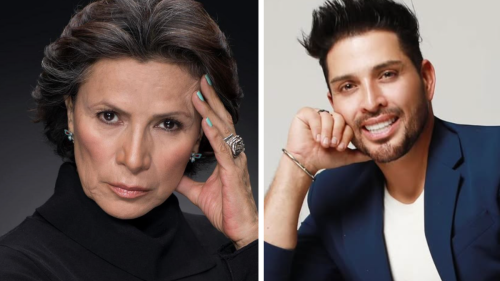 Patricia Reyes Spíndola y Omar Suárez