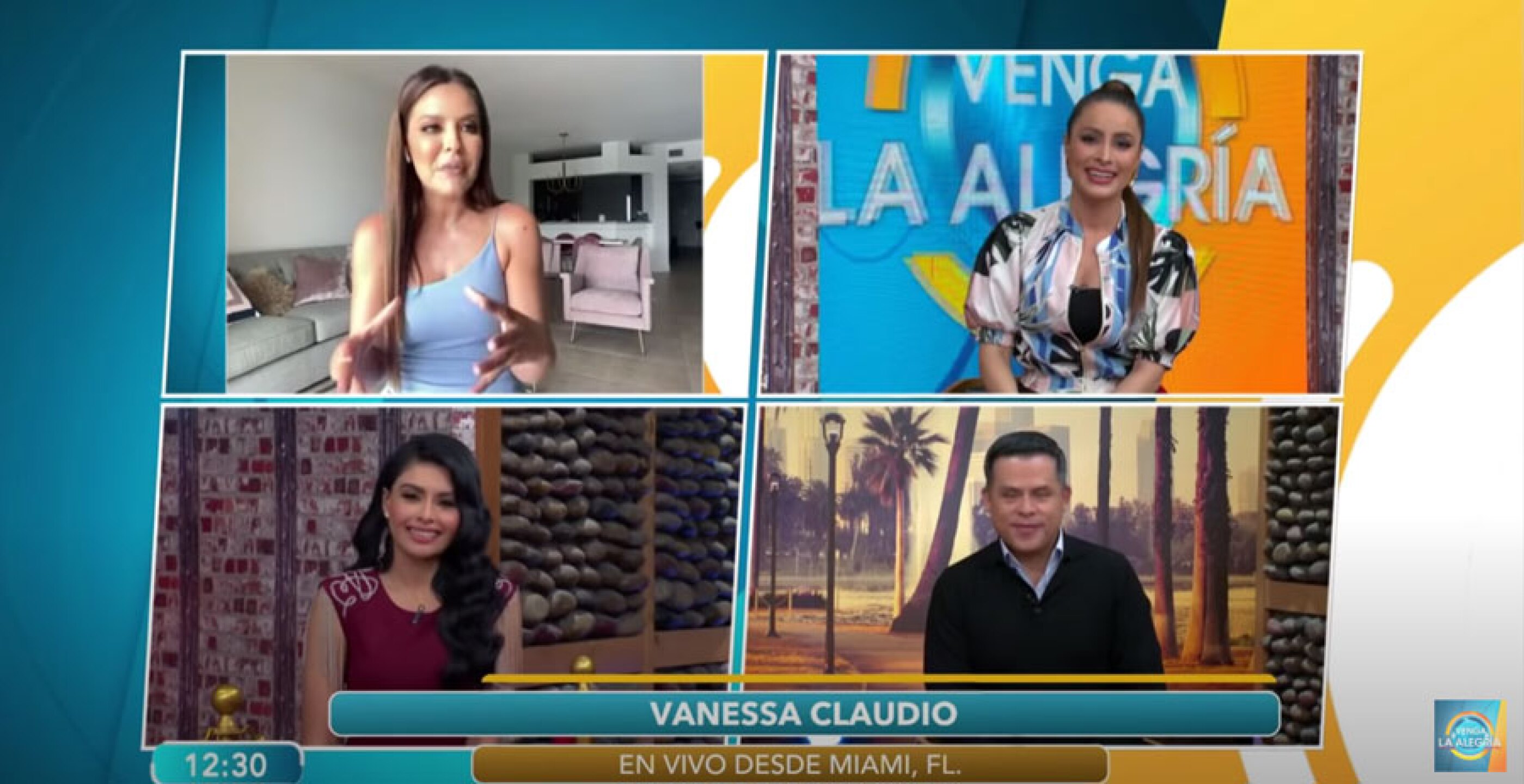 vanessa claudio en venga la alegría