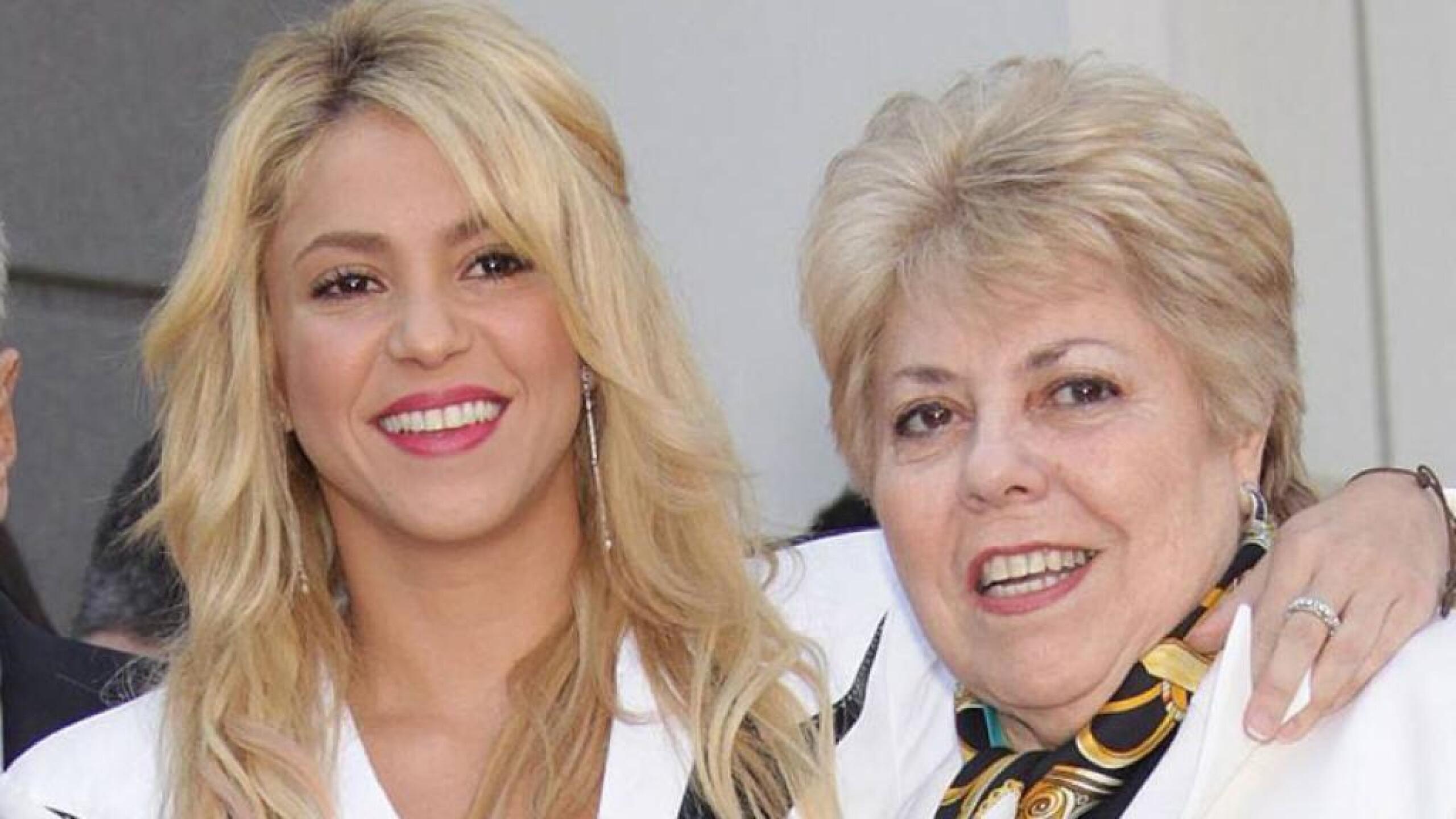 Madre de Shakira fue hospitalizada por una trombosis, reportan
