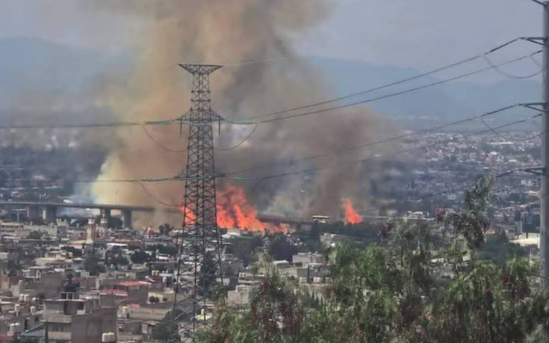 Explosión de la pipa en Iztapalapa