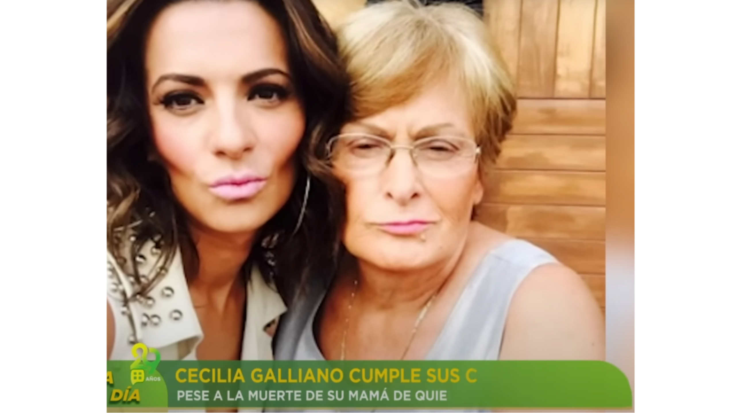 En 'Ventaneando' lamentaron la muerte de la mamá de Cecilia Galliano