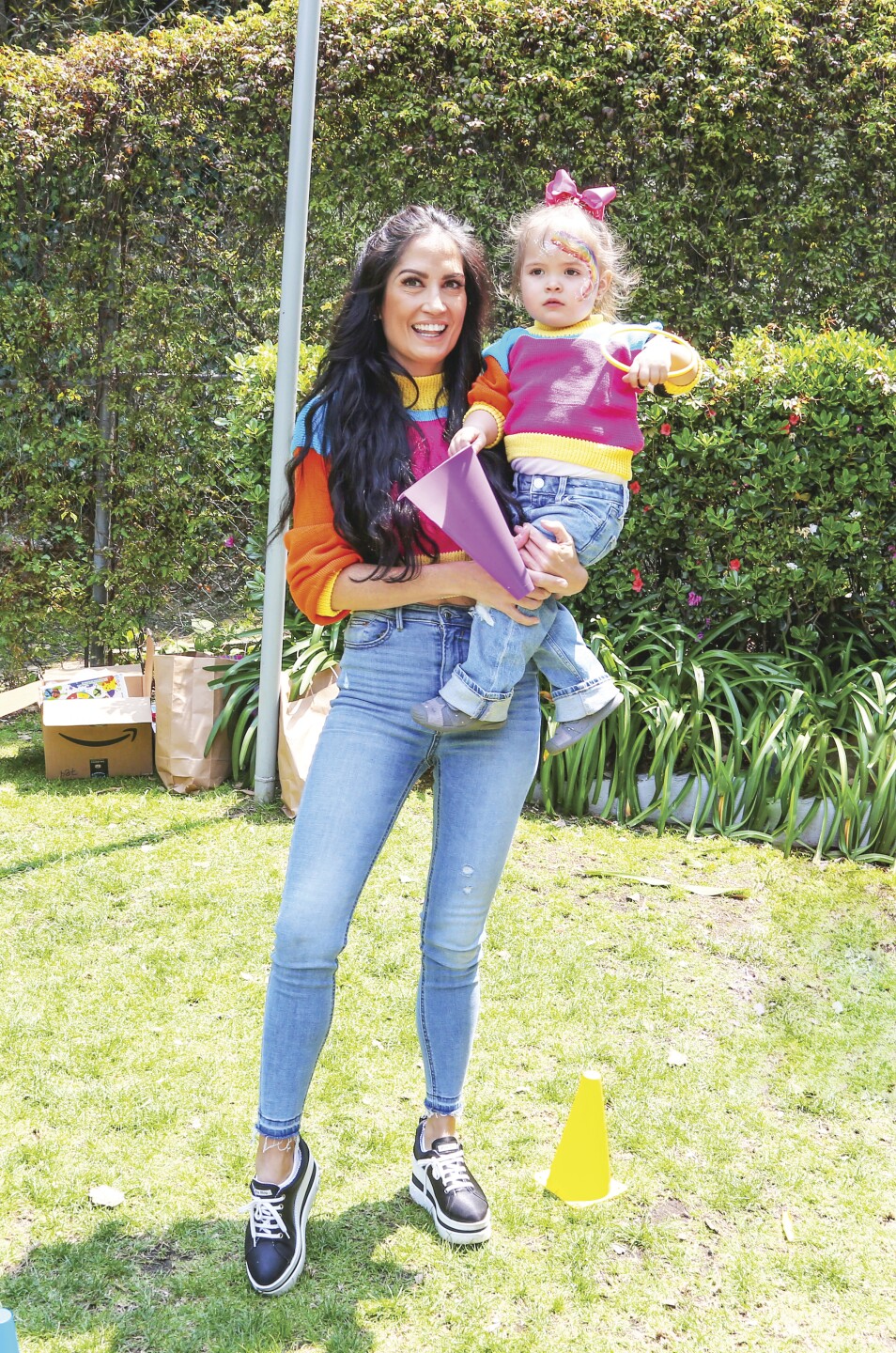 Joanna Vega-Biestro y su hija, Antonella