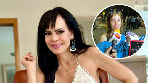 Maribel Guardia sonriente