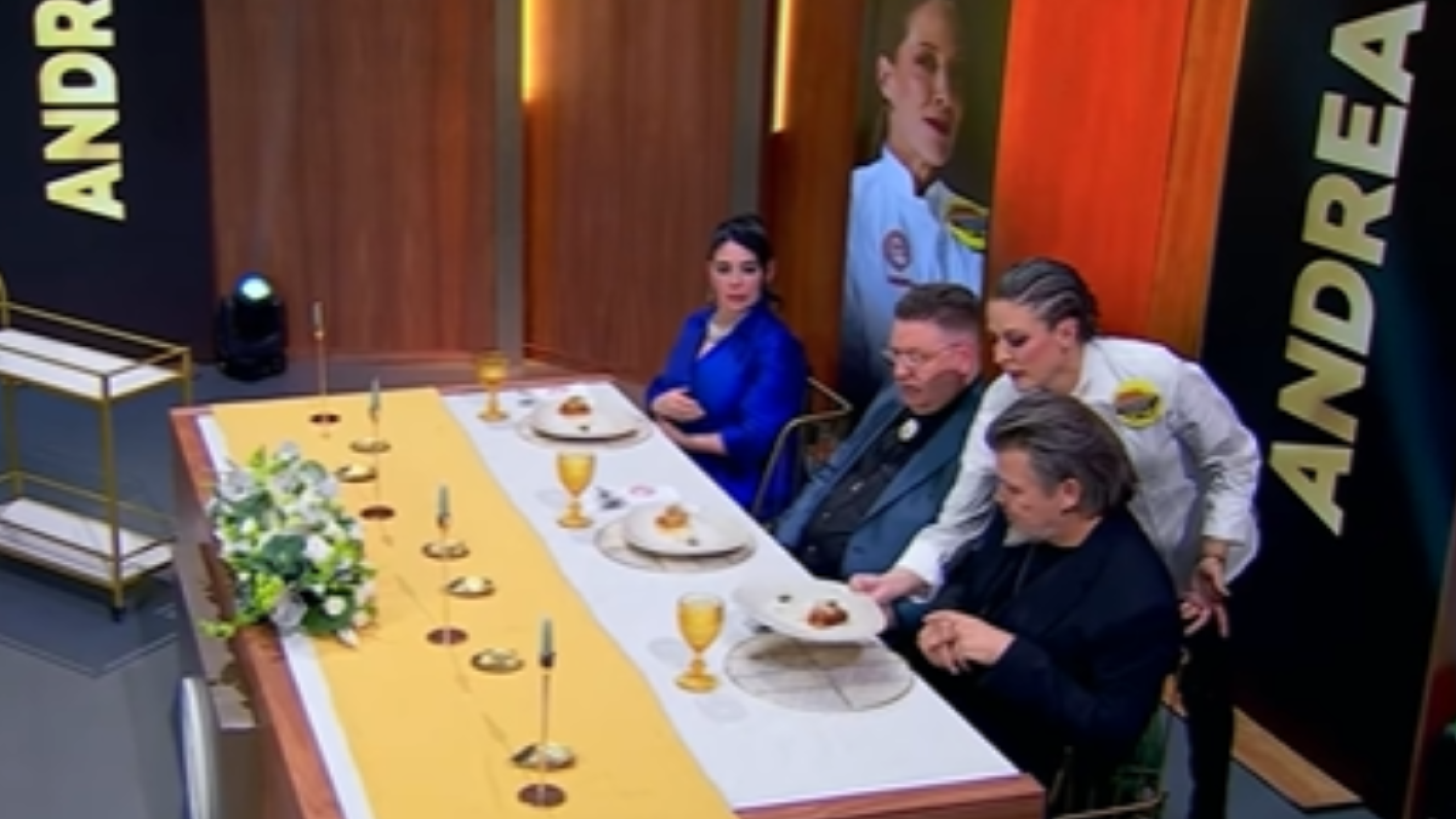 Andrea Noli en la final de MasterChef celebrity generaciones 2025