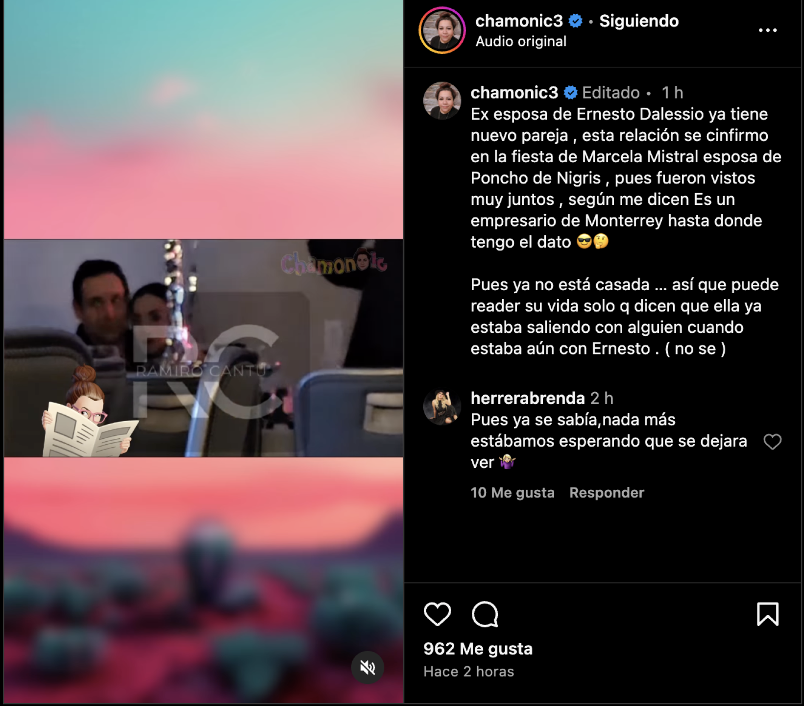 Charito Ruiz ya cerró el ciclo con Ernesto D’Alessio y estaría estrenando novio