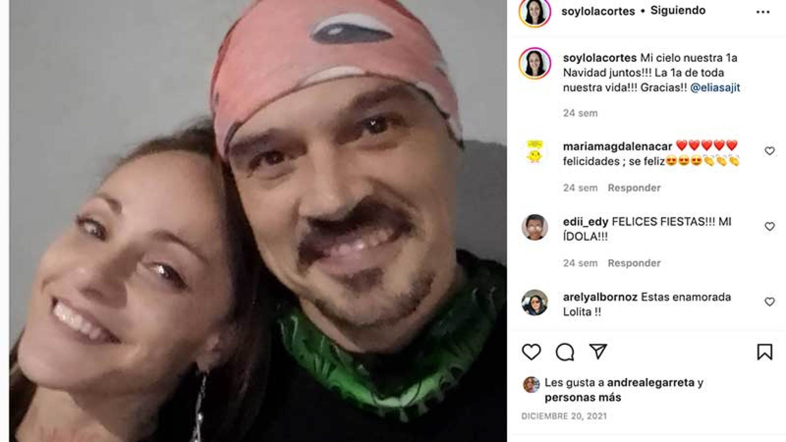 Lolita Cortés revela que aún no se acostumbra a vivir en pareja