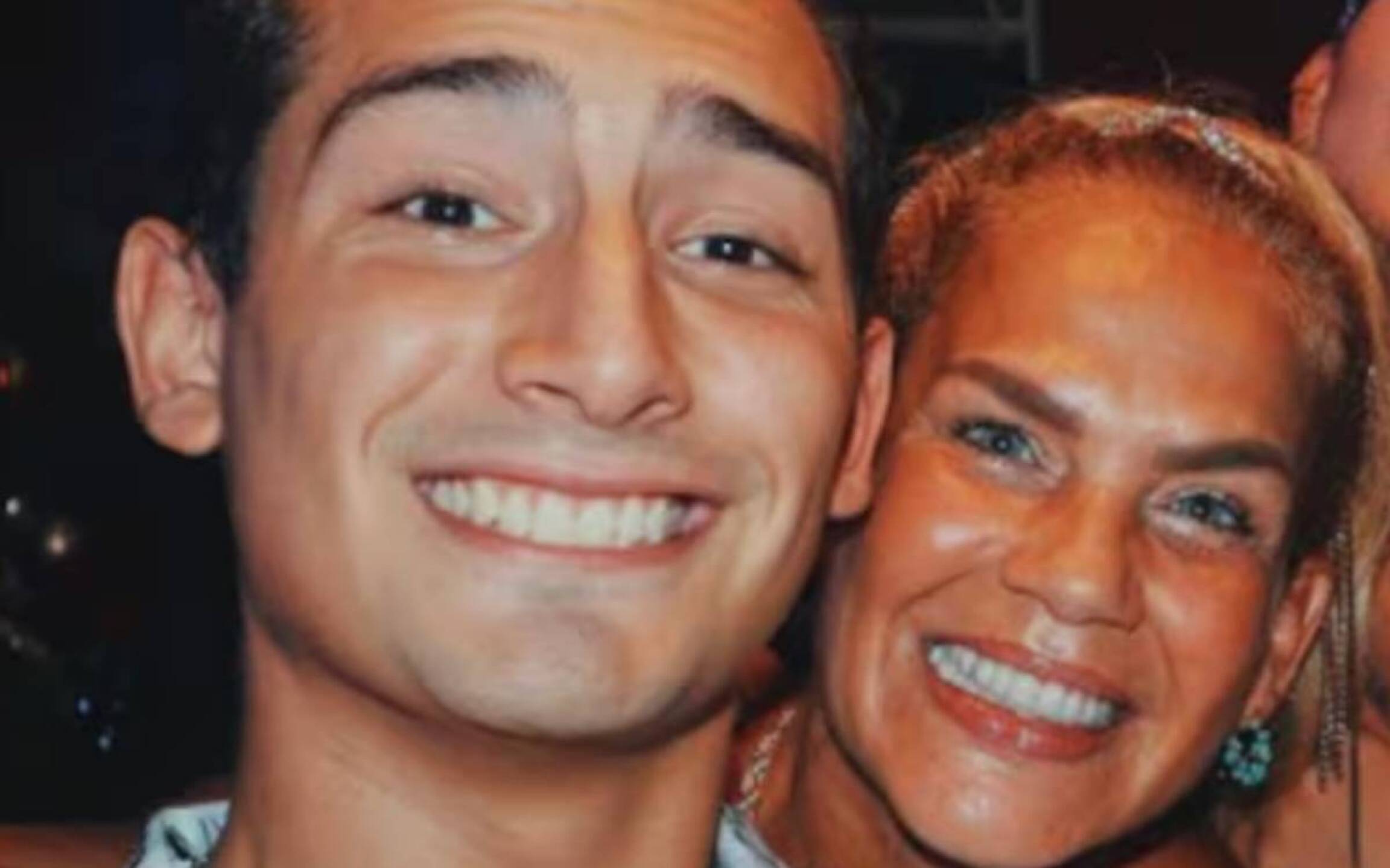 Emilio Osorio y su mamá