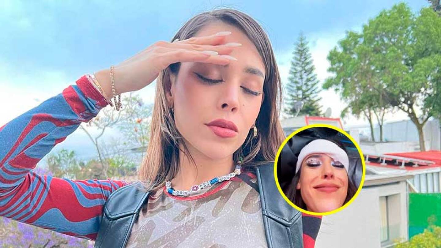 Danna Paola pide ayuda al 'Canelo' luego de ver cómo le quedó el ojo tras su accidente en Guadalajara
