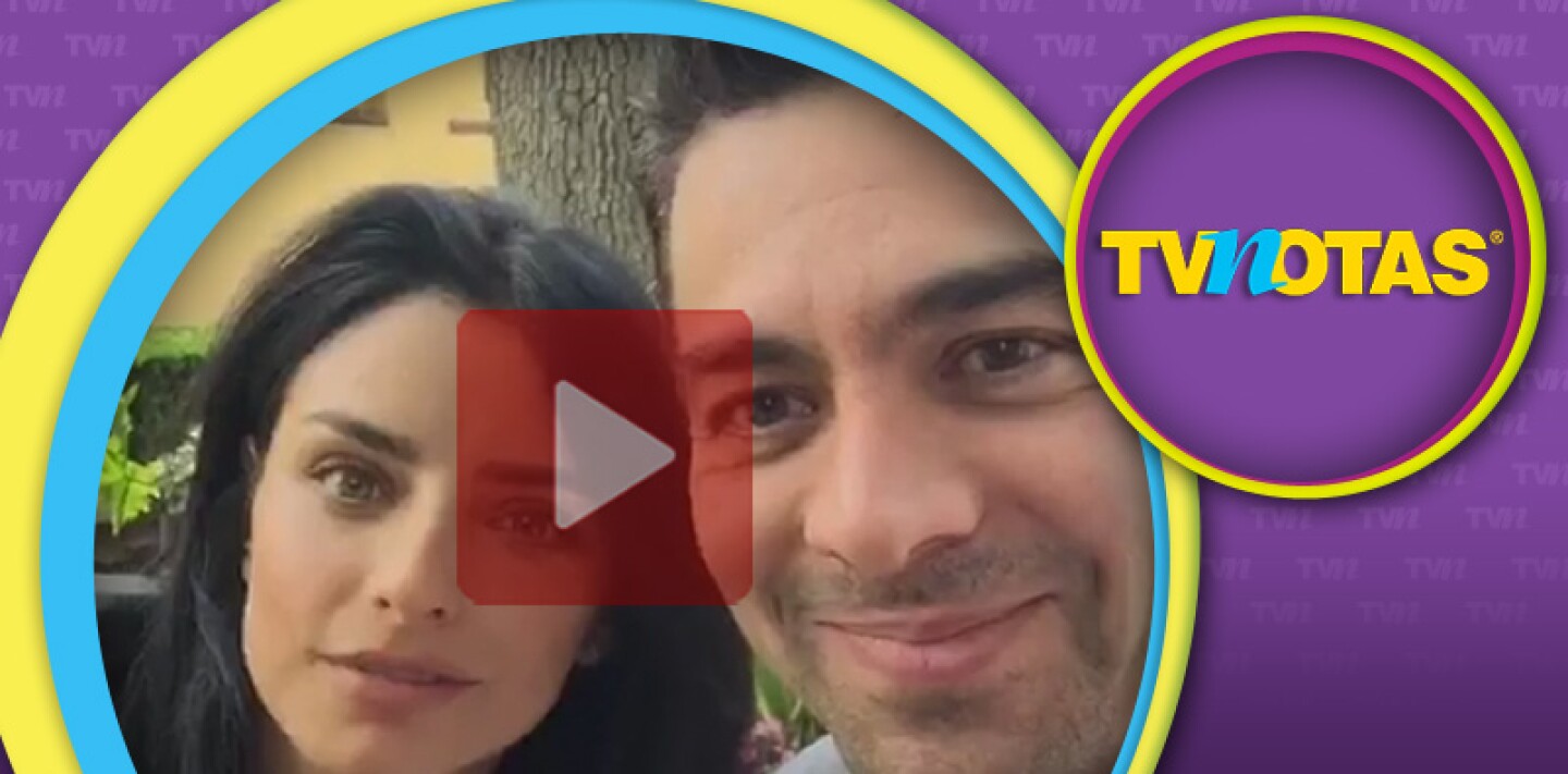 Omar Chaparro le juega broma a Aislinn Derbez, ¡le sacó un susto!