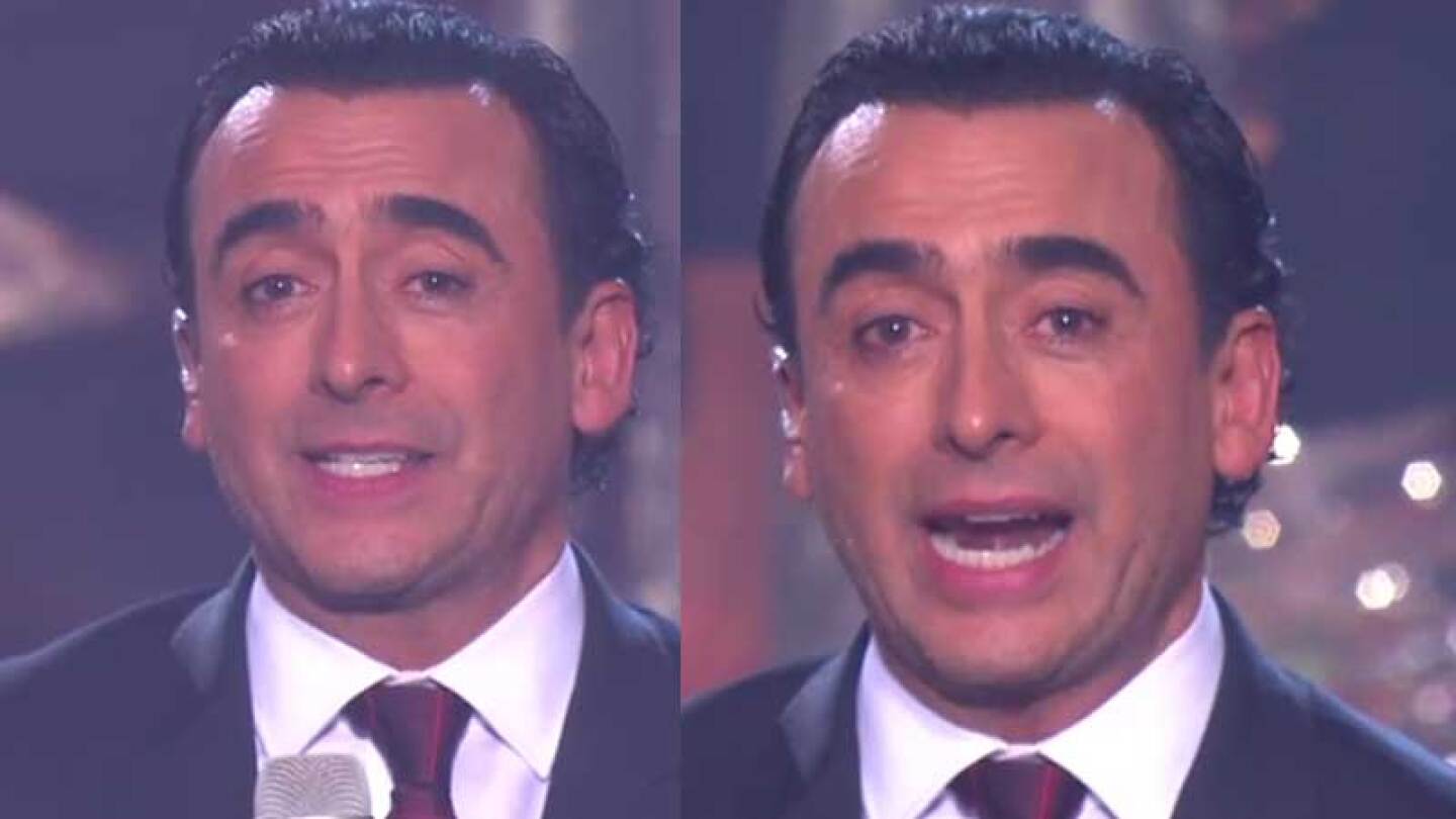 Luego del momento, le puso todo el empeño para ponerle su toque al programa.