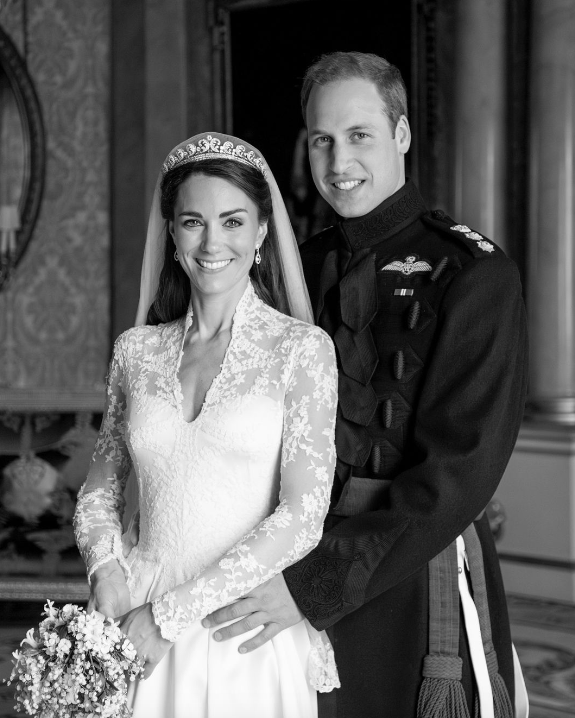 Kate Middleton y William trono