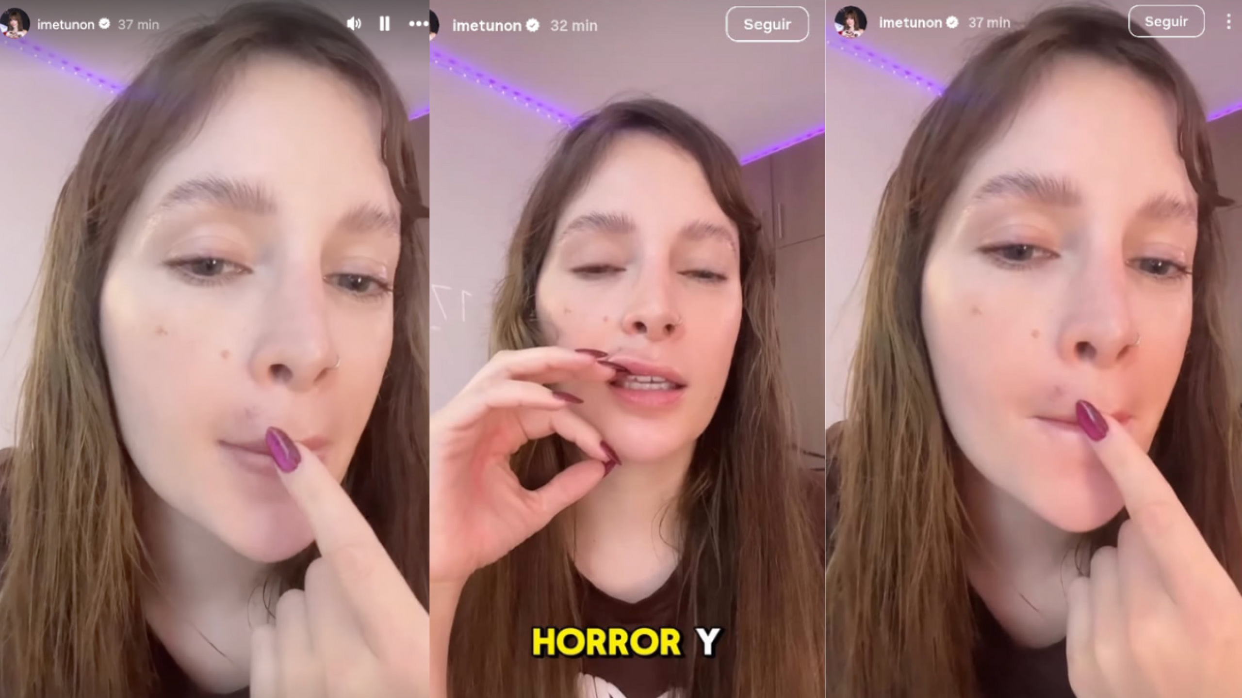 Imelda Garza Tuñón apareció con golpe en el rostro