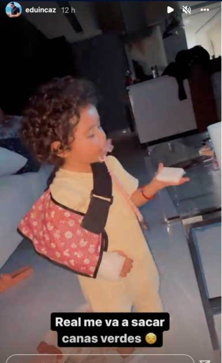 Hija de Eduin Caz, vocalista de Grupo Firme, sufre aparatoso accidente