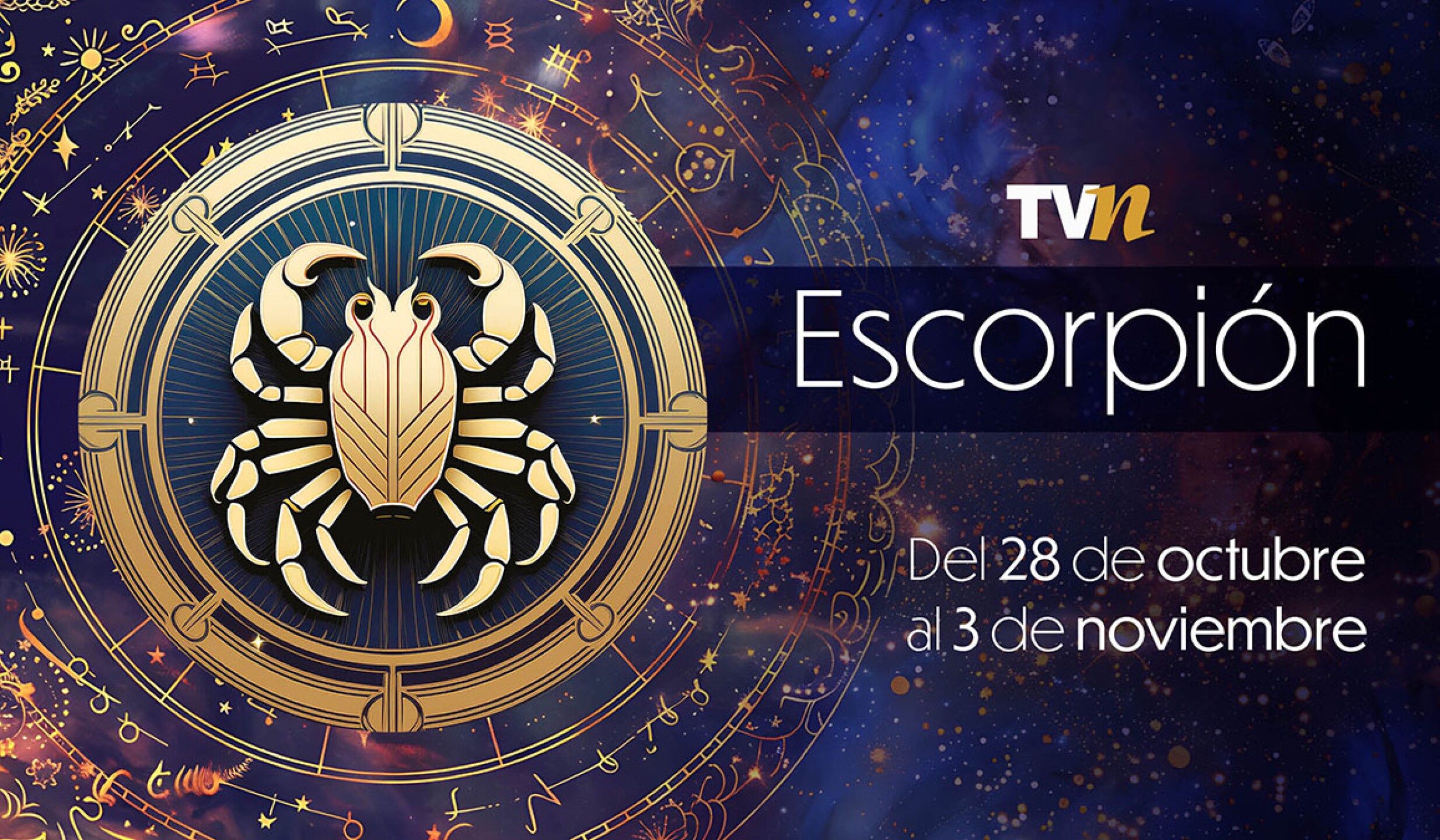 Escorpión, horóscopo semanal del 28 de octubre al 3 de noviembre. ¡Todos los signos!
