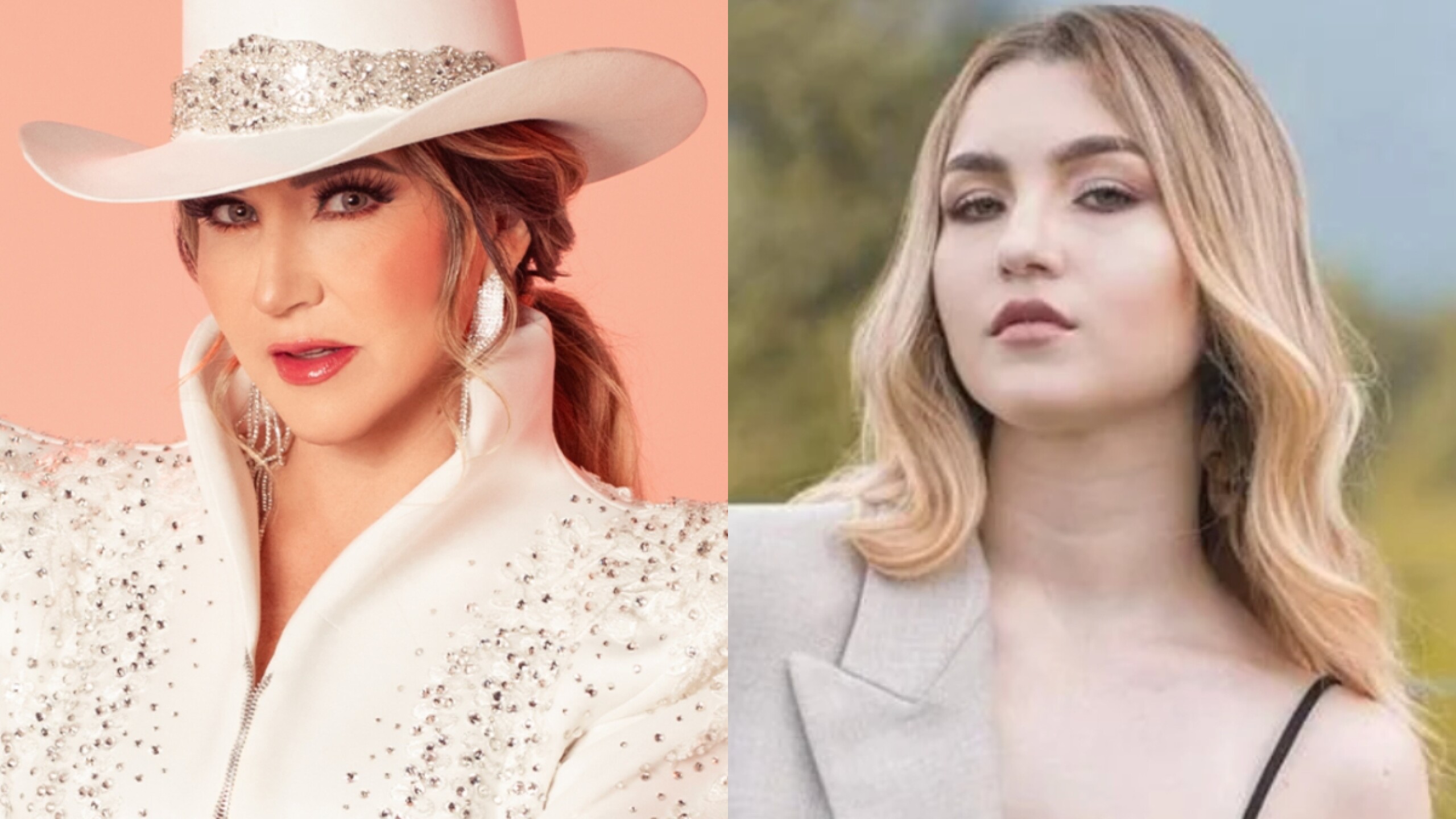 Alicia Villarreal y Melenie Carmona