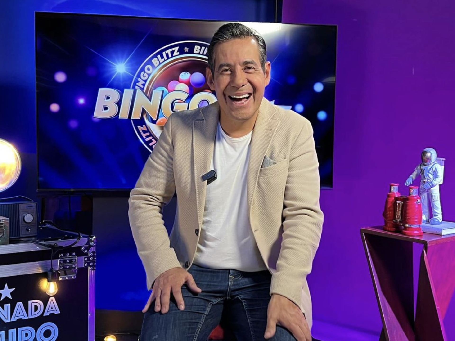 Yordi Rosado en Bingo Blitz de Imagen Televisión