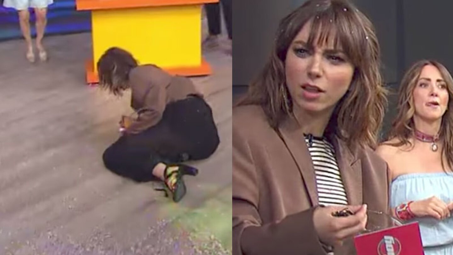 Natalia Téllez paga las consecuencias por andar de 'llevadita' y termina azotando en el suelo.