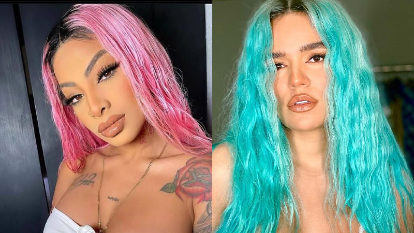 Aseguran que Yailin, novia de Anuel, busca parecerse a Karol G.