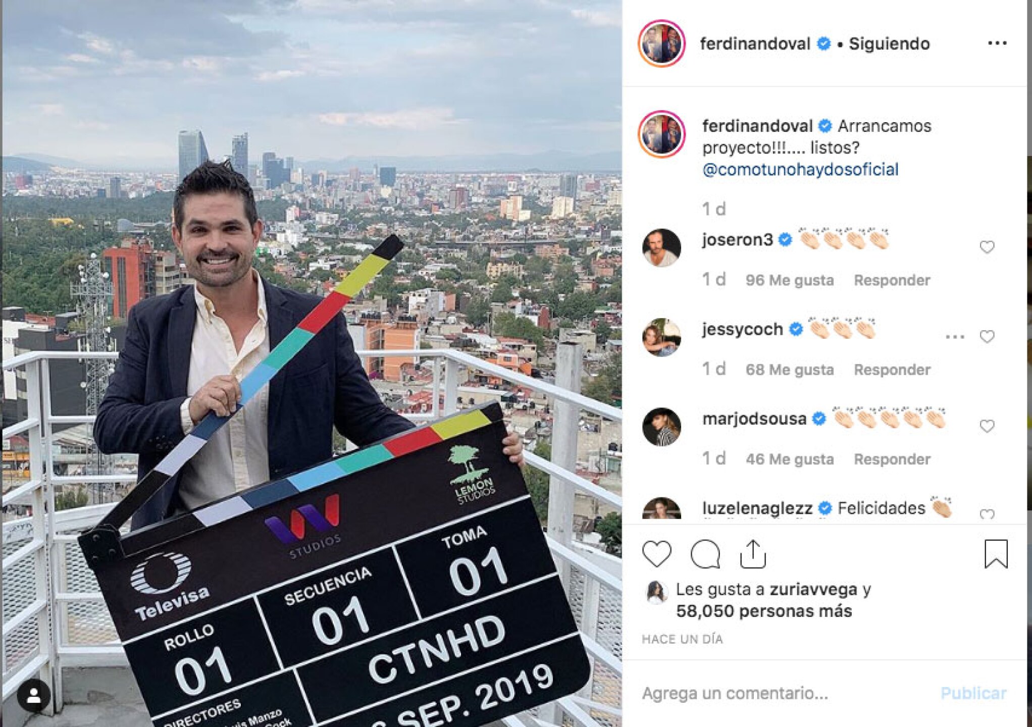 Instagram Ferdinando Valencia