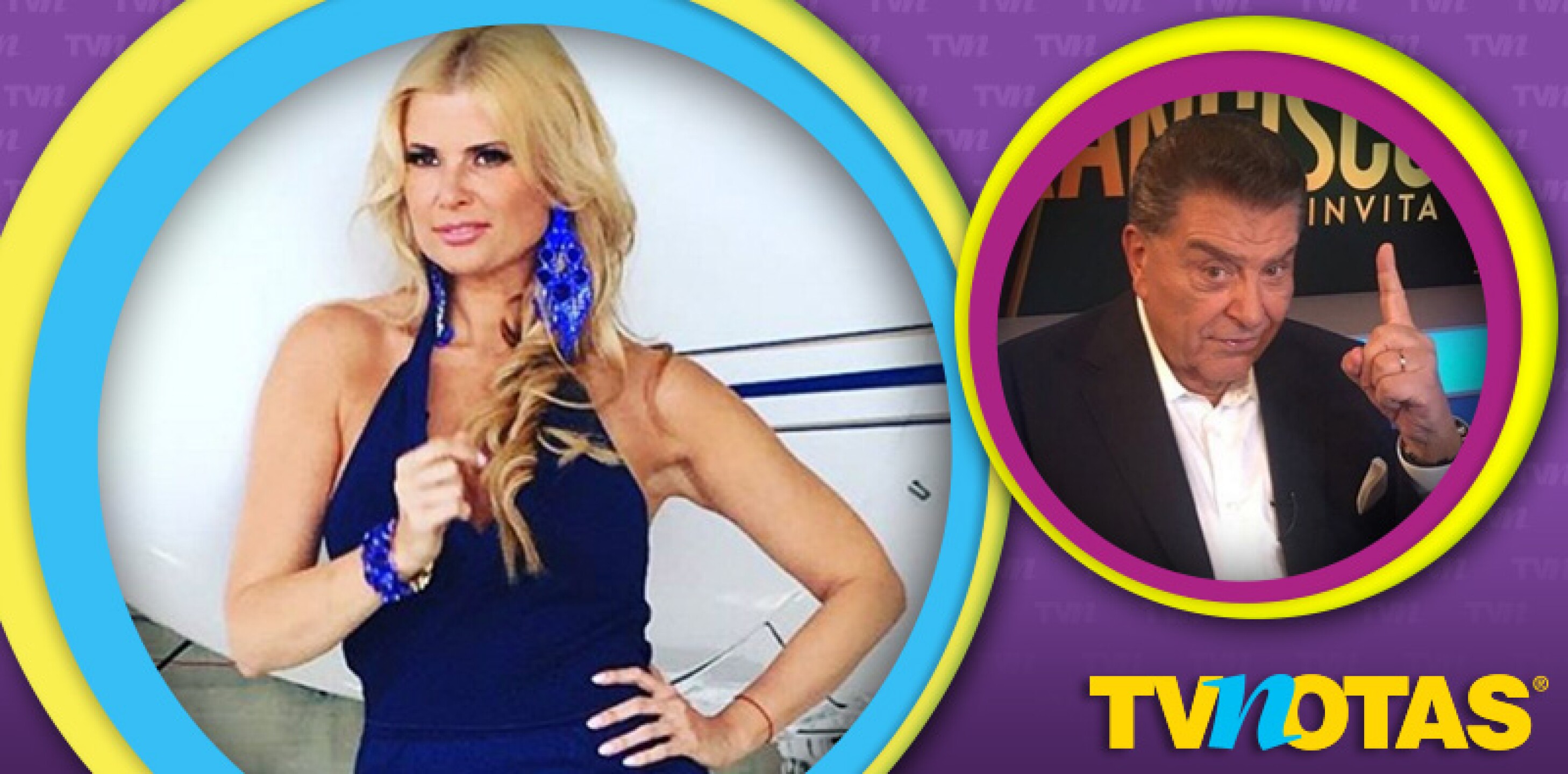 Sissi Fleitas y Don Francisco.