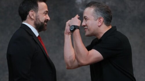 Un dios salvaje Chumel Torres y Pablo Perroni.jpg