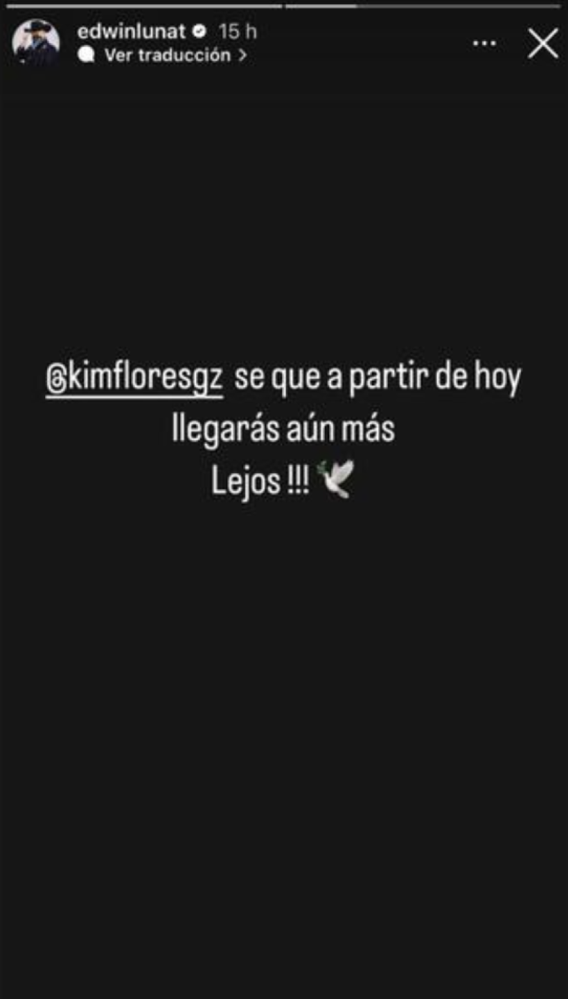 Edwin Luna y Kimberly Flores