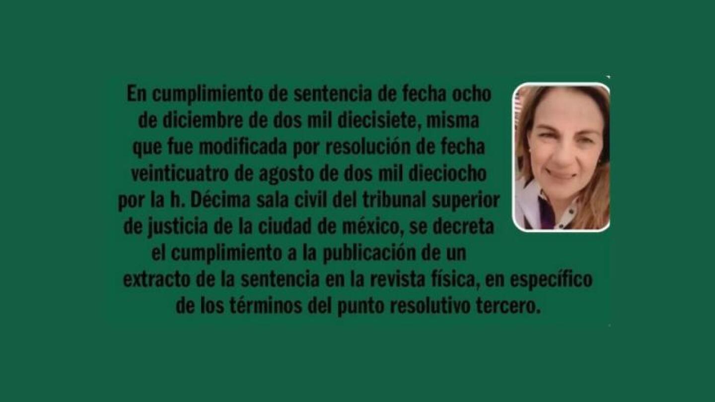 Flor Rubio resolución 2023