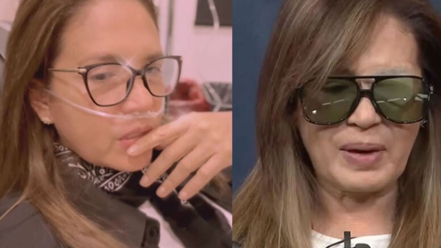 Yolanda Andrade aparece con tanque de oxígeno