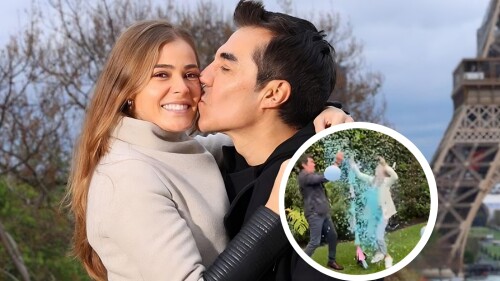 Adrián Uribe y su esposa se llevan 19 años de diferencia.