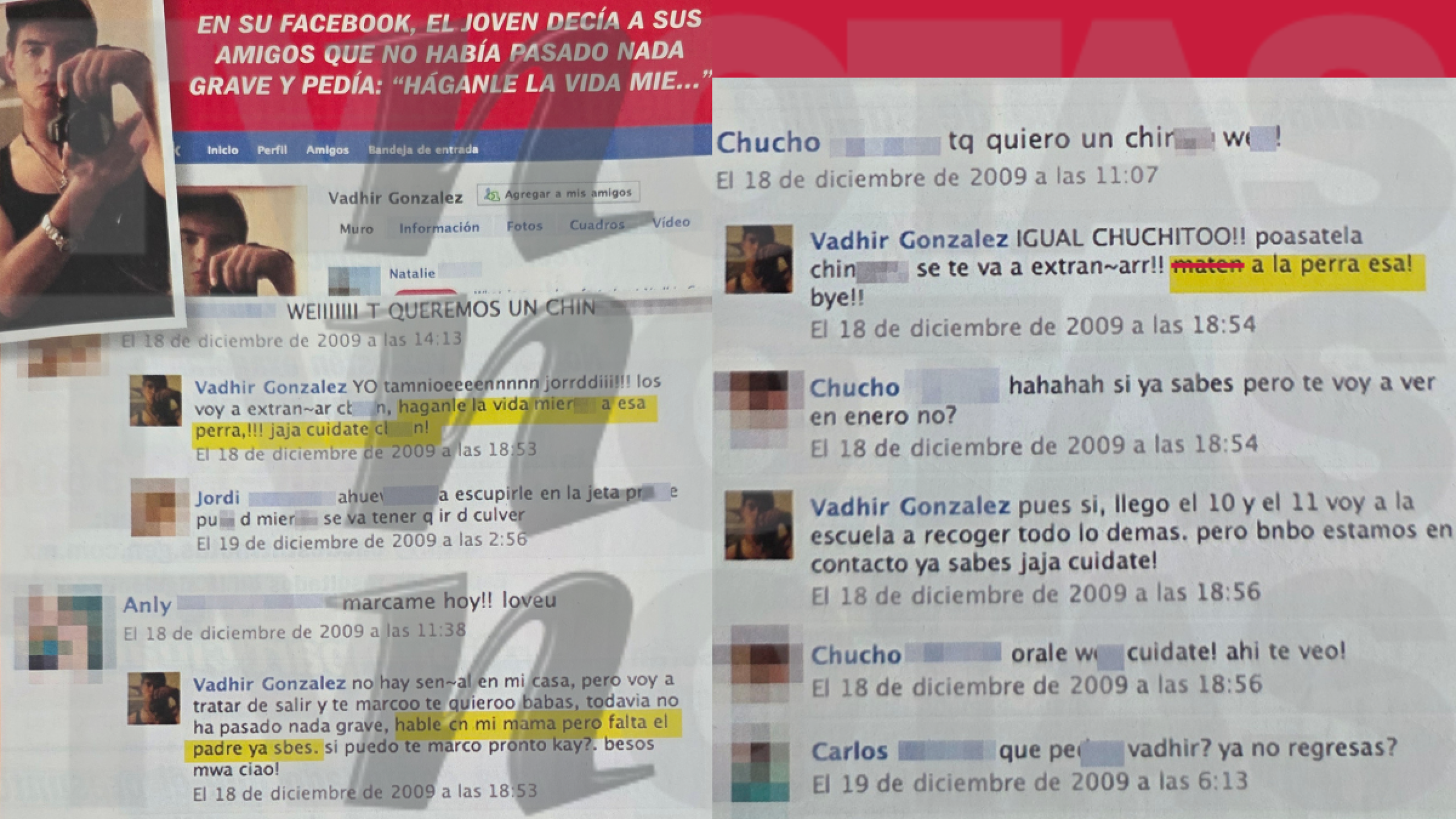 Conversaciones públicas de Vadhir Derbez en Facebook