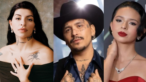 Ángela Aguilar, Christian Nodal y Cazzu