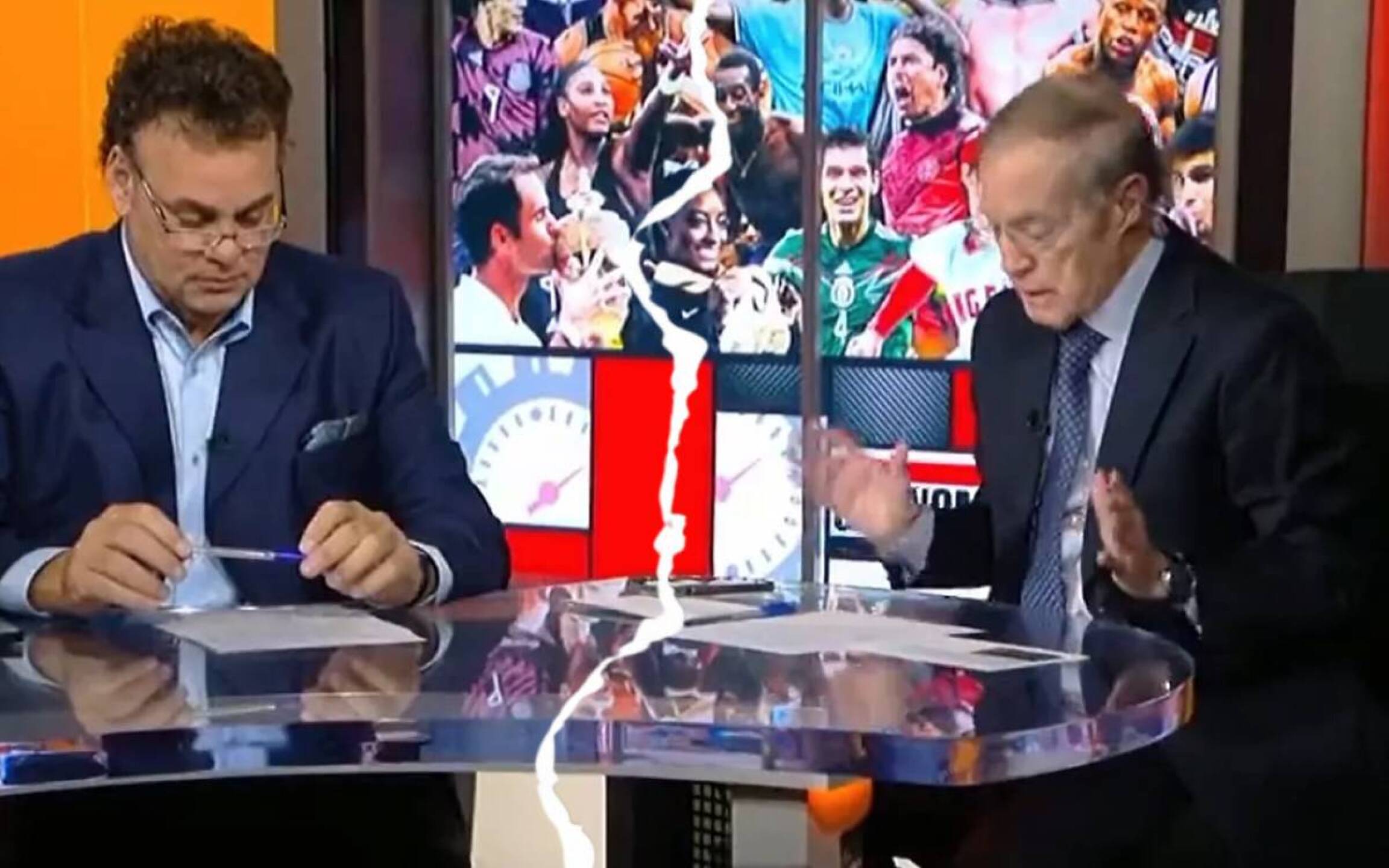 José Ramón Fernández y David Faitelson