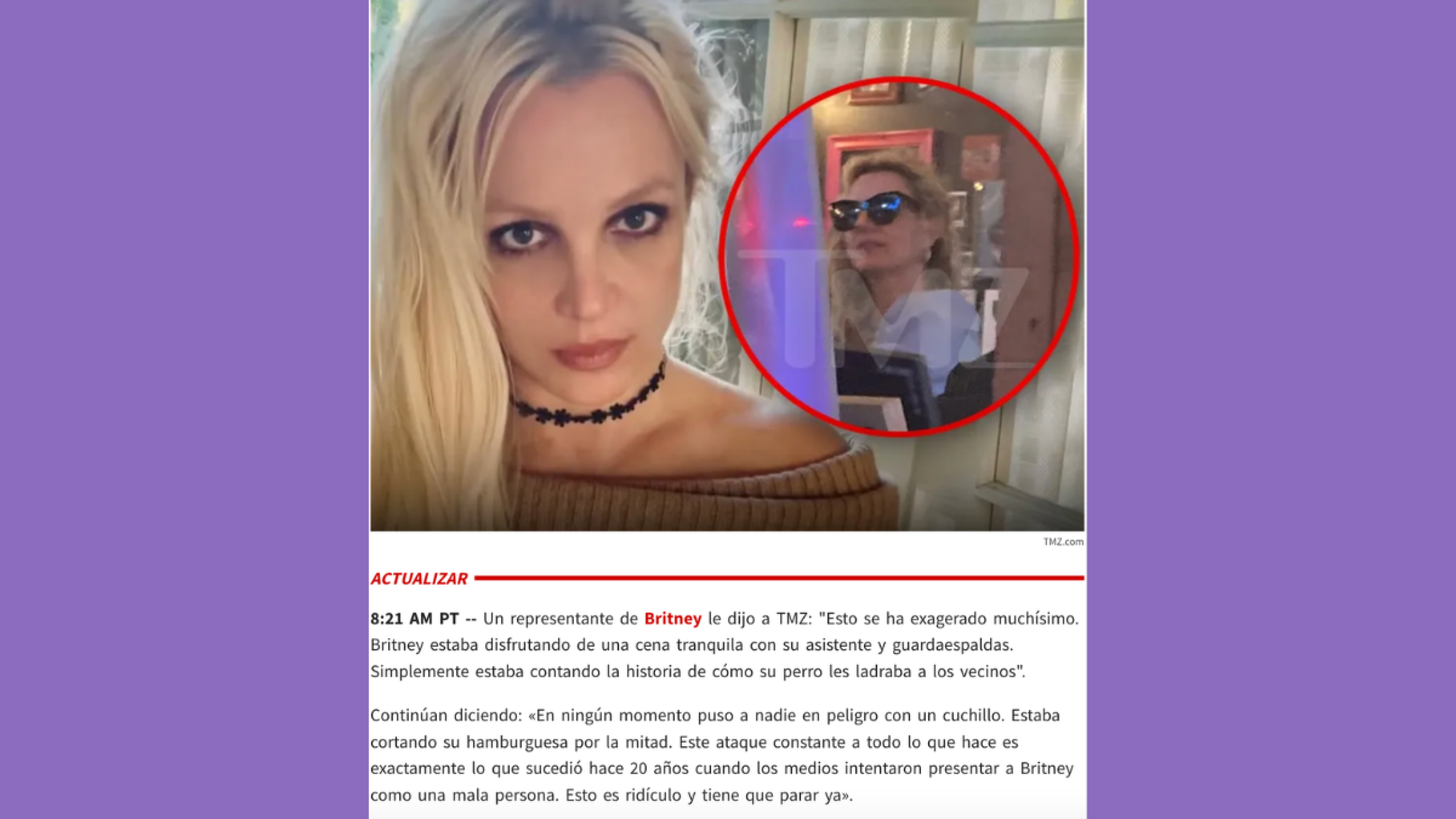 Respuesta Britney Spears