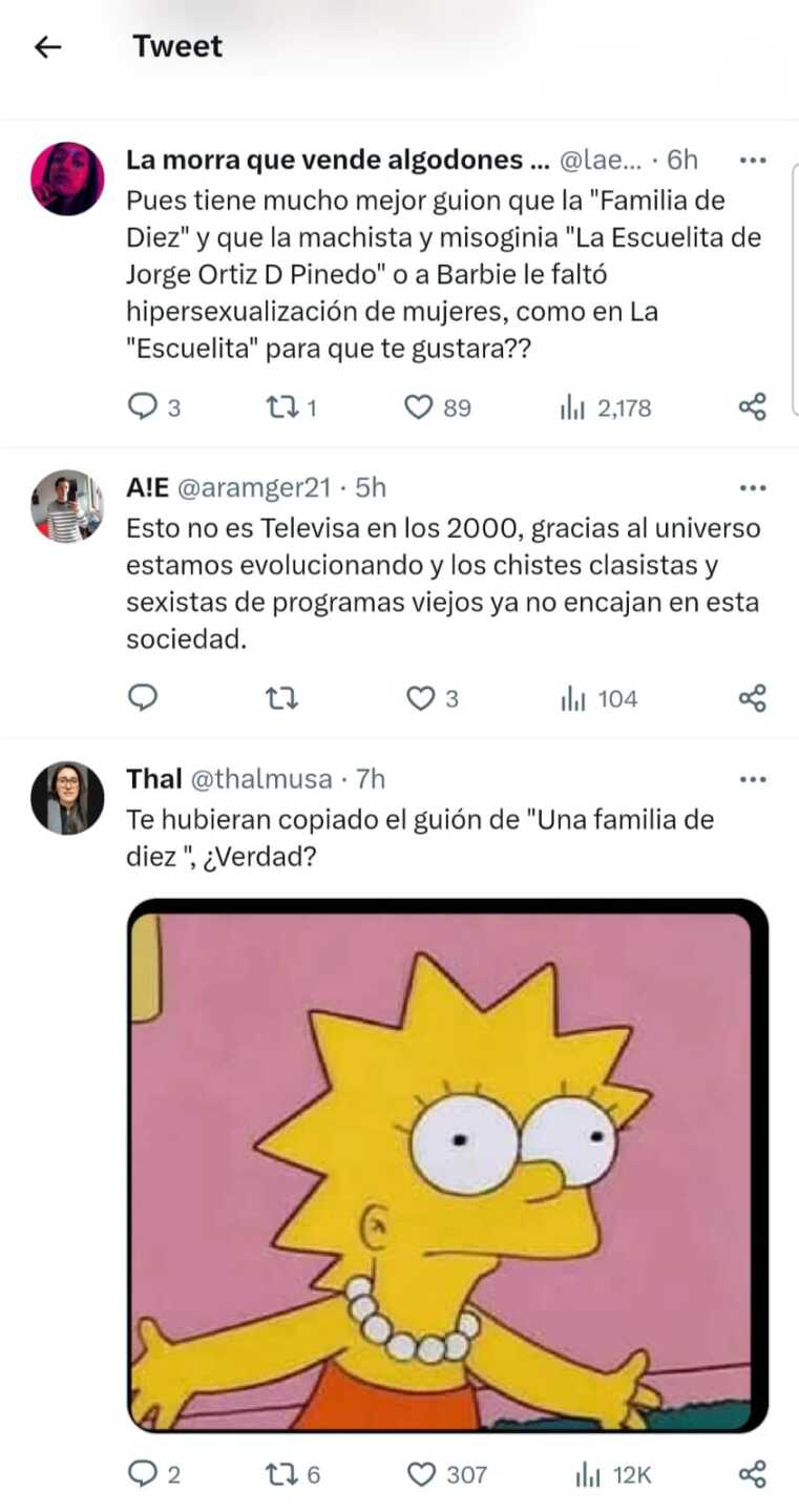 Oscar Ortiz de Pinedo, tundido en redes por criticar a Barbie