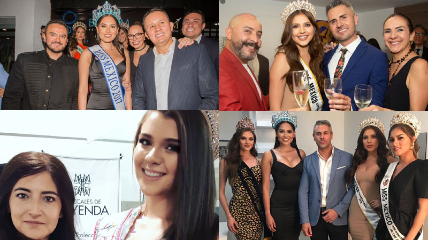 Artistas, modelos y reinas de belleza estuvieron presentes en la inauguración.