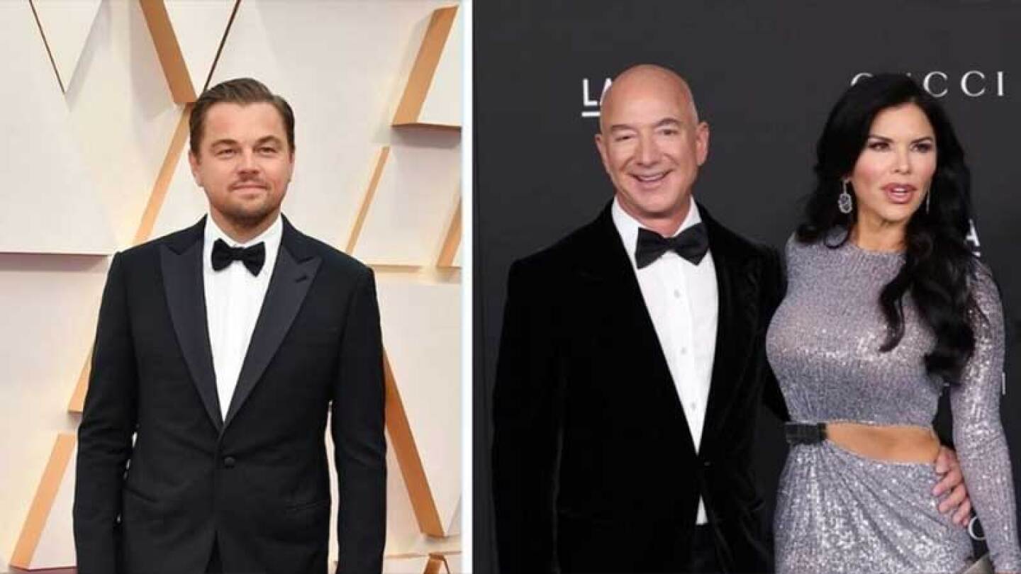 La novia de Jeff Bezos conoció a Leonardo DiCaprio