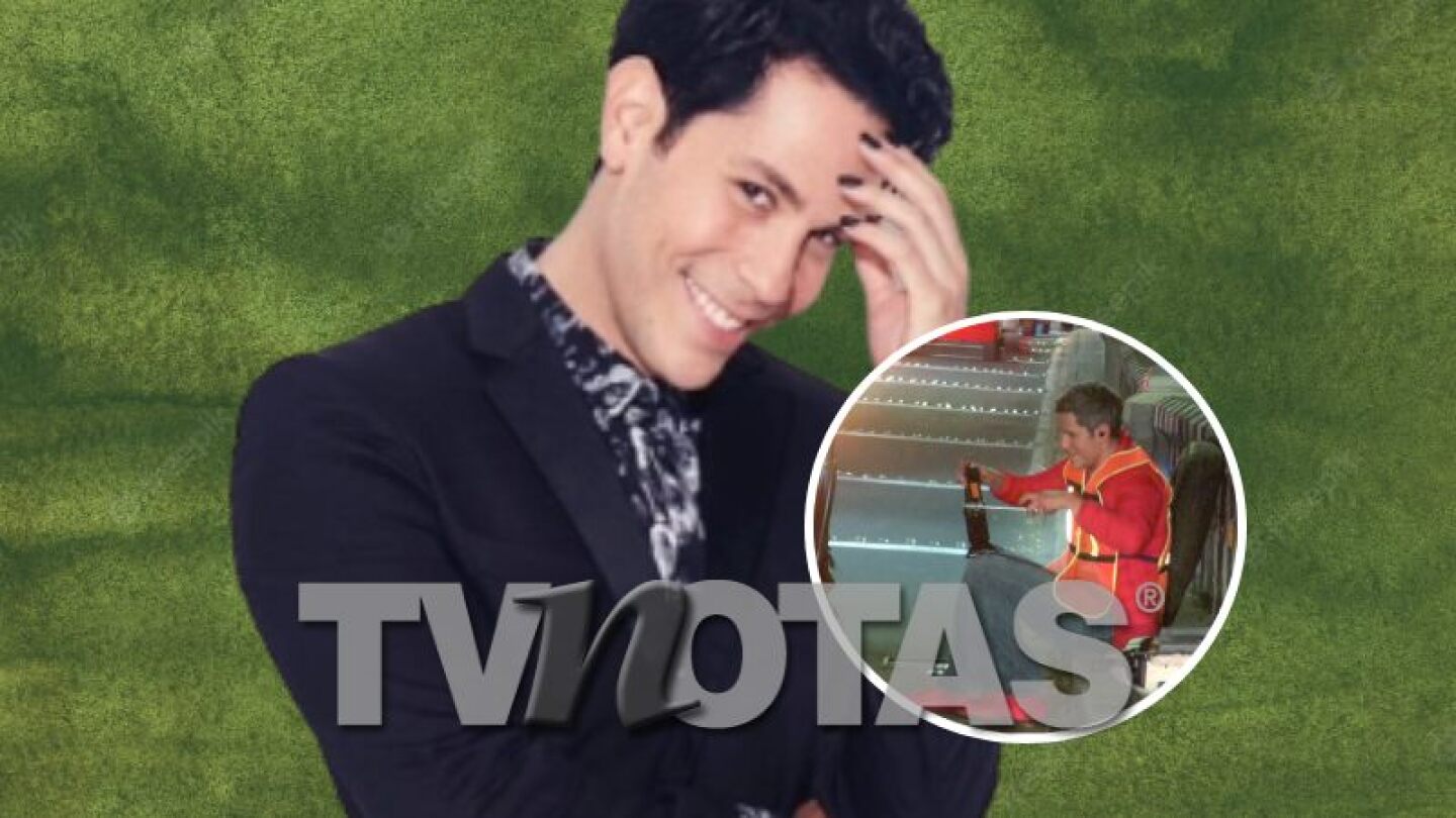 Christian Chávez hizo ‘un show’, pero para cambiar una llanta; ¡al final mejor llamó a una grúa!