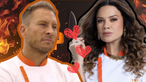 Salvador Zerboni Angélica Celaya en TopChef VIP.