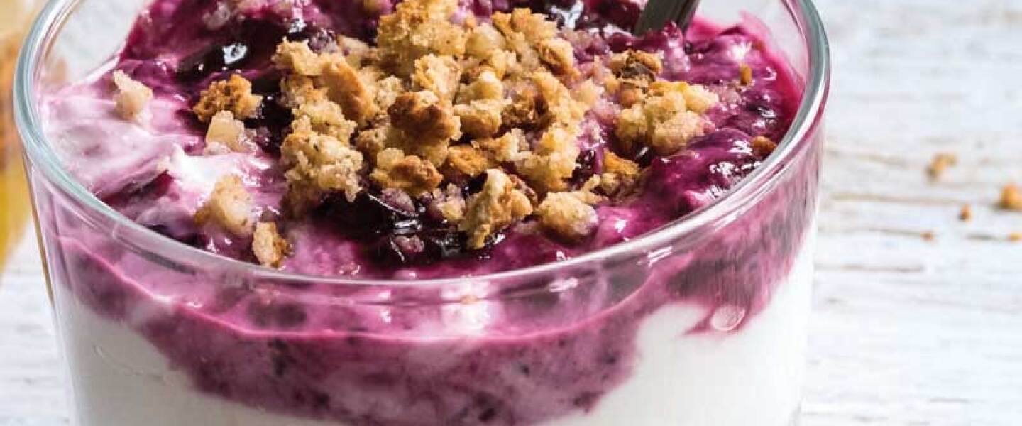 cómo hacer cheesecake de arándano
